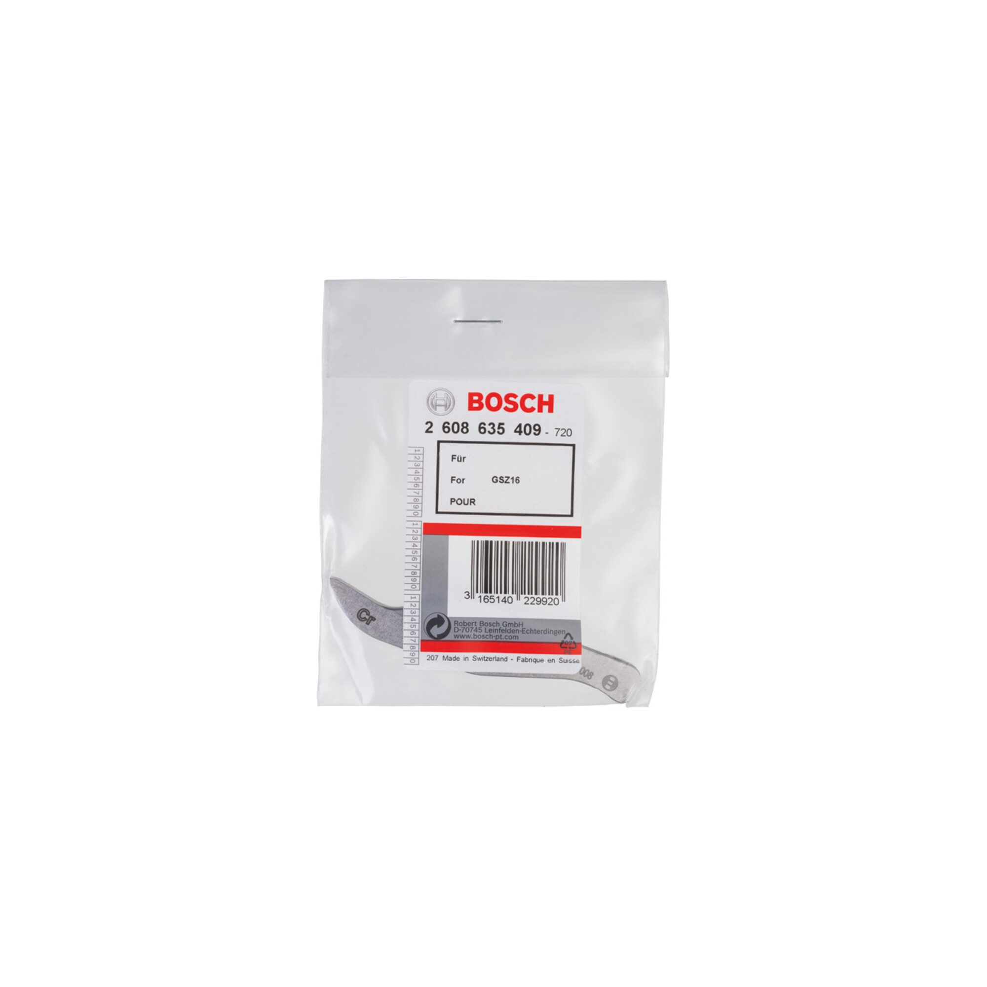 Bosch Professional Cuttermesser Bosch Messer Chromstahl zum Schneiden von Inox