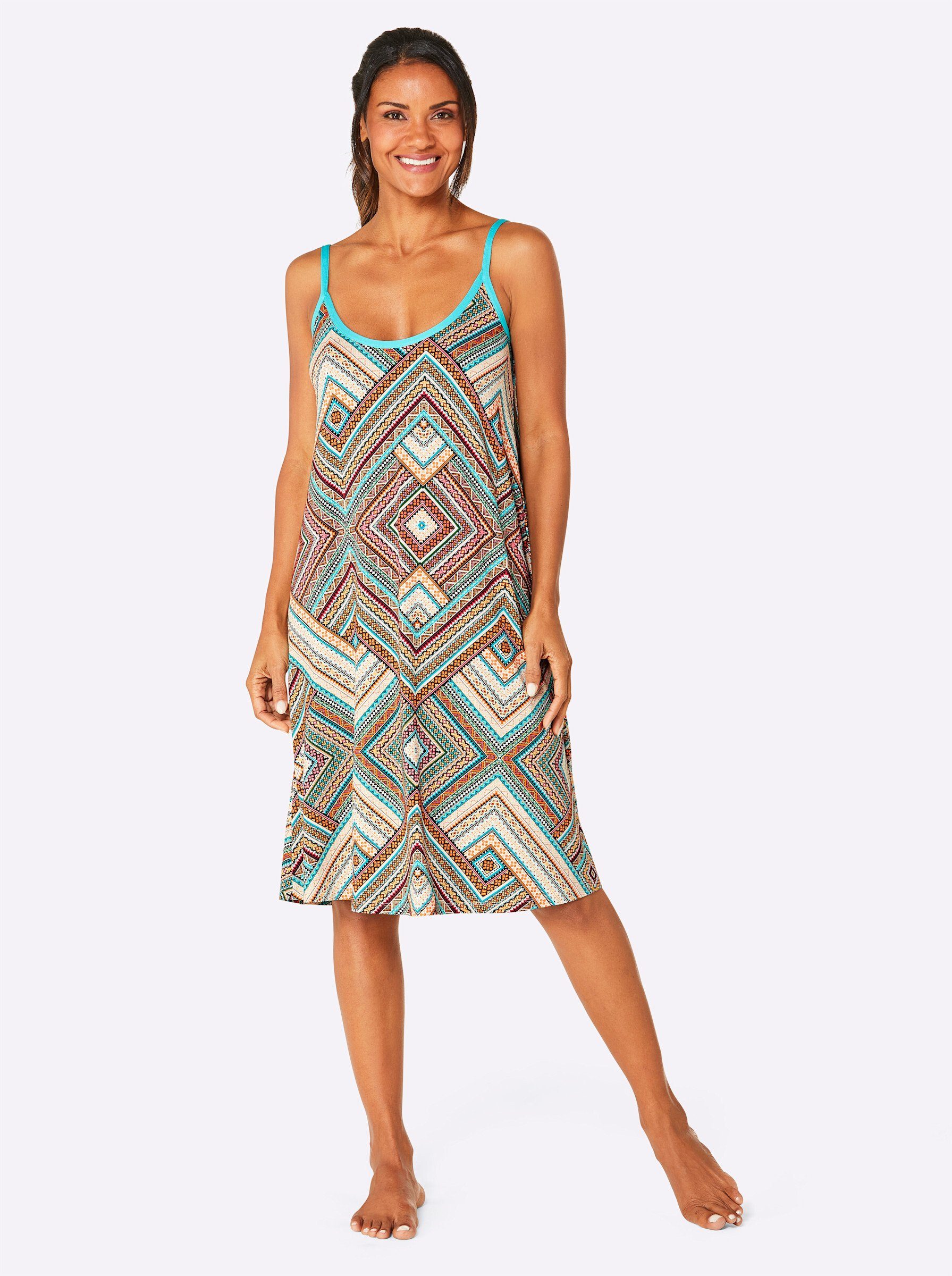 Witt Strandkleid Sommerkleid Ärmellos