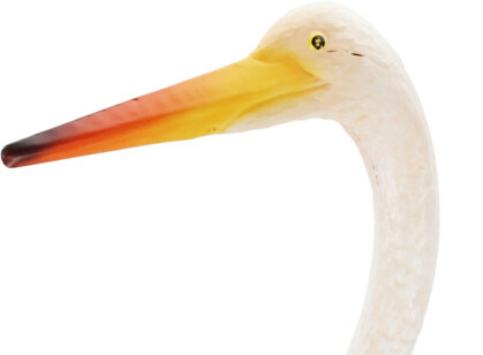 Koopman Tierfigur Gartenfigur 87 cm Blech Storch weiß (Stück, 1 St., Packung), Storch, Blechfigur, Gartenfigur, Figur, 87cm hoch