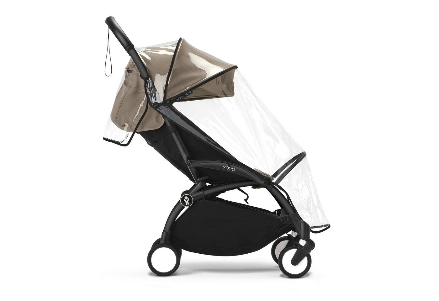 Stokke Kinderwagen-Regenschutzhülle Stokke YOYO 6 + Regenschutz, Wasserdichtes Design mit PVC-freiem Stoff