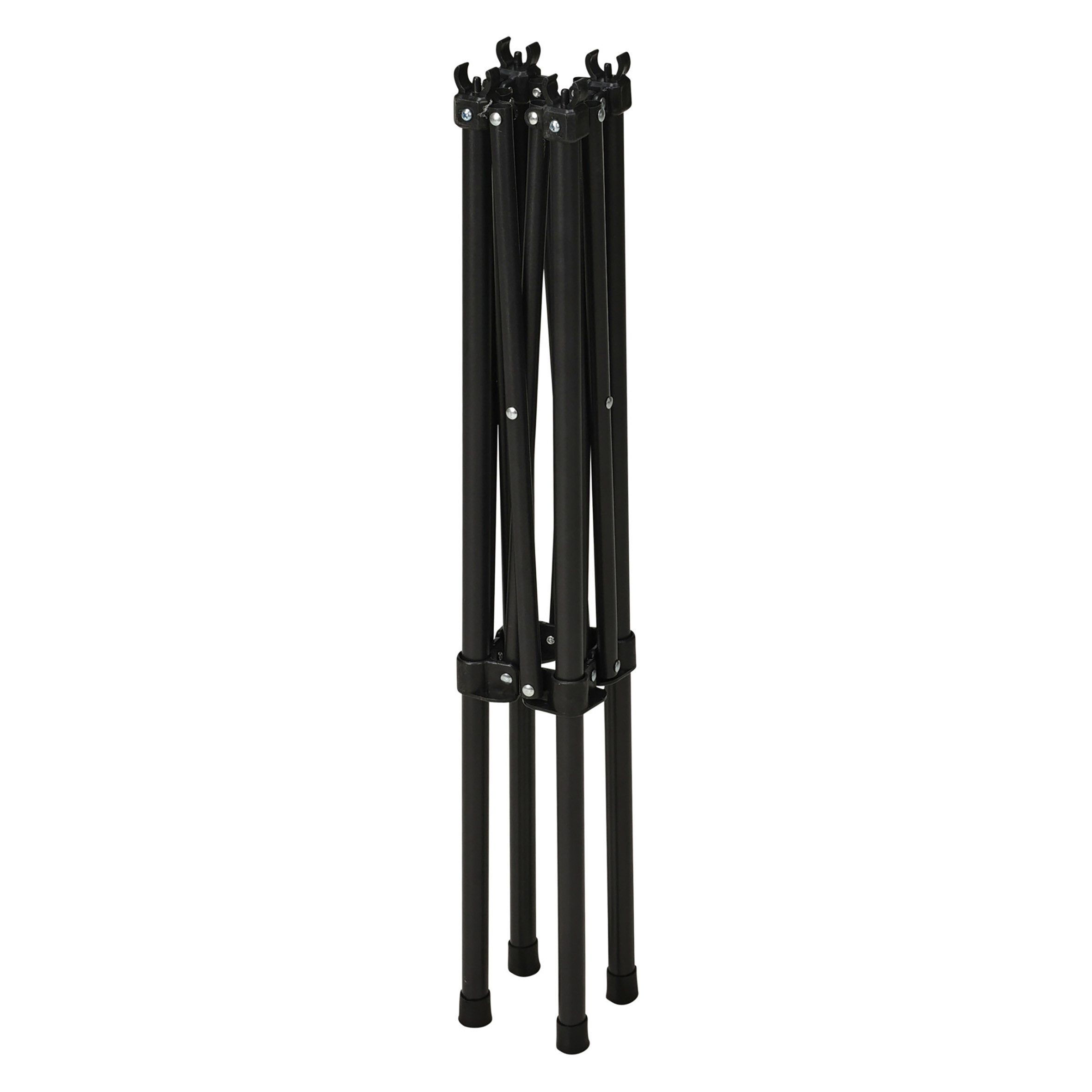 Spetebo Campingtisch Klapptisch schwarz mit Tragetasche - mit einrollbarer Tischplatte (Anzahl, 1-St., Stück), platzsparend verstaubar – Bild 4 von 5