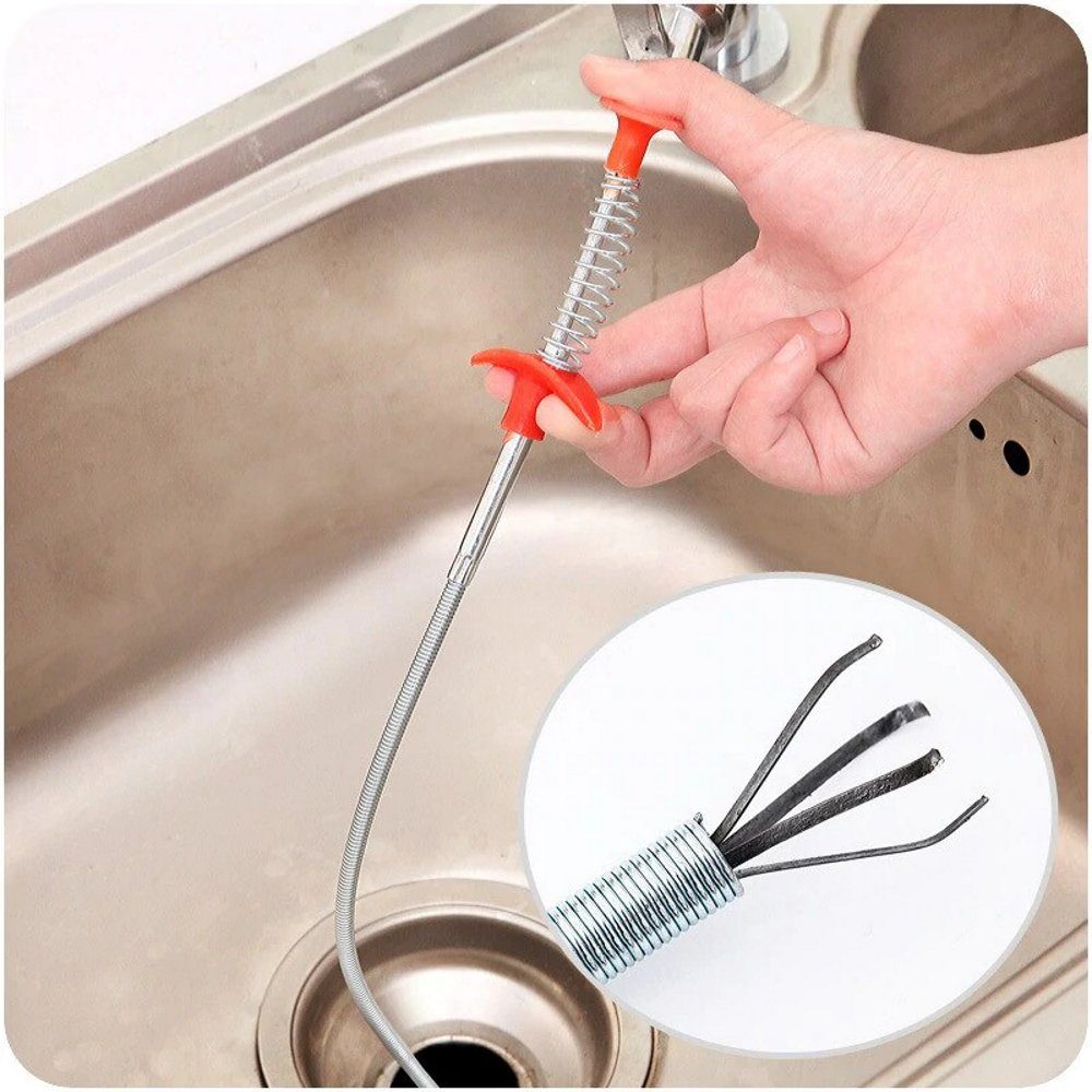 Abflussschlange Abflusshaarentferner Verstopfungswerkzeug Abflussreinigungswerkzeug für Küche Badezimmer
