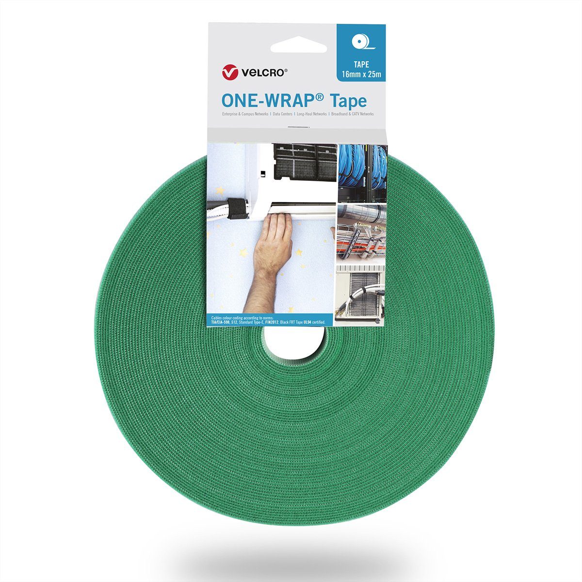 VELCRO Kabelbinder One Wrap® Band 10 mm breit VEL-OW64106