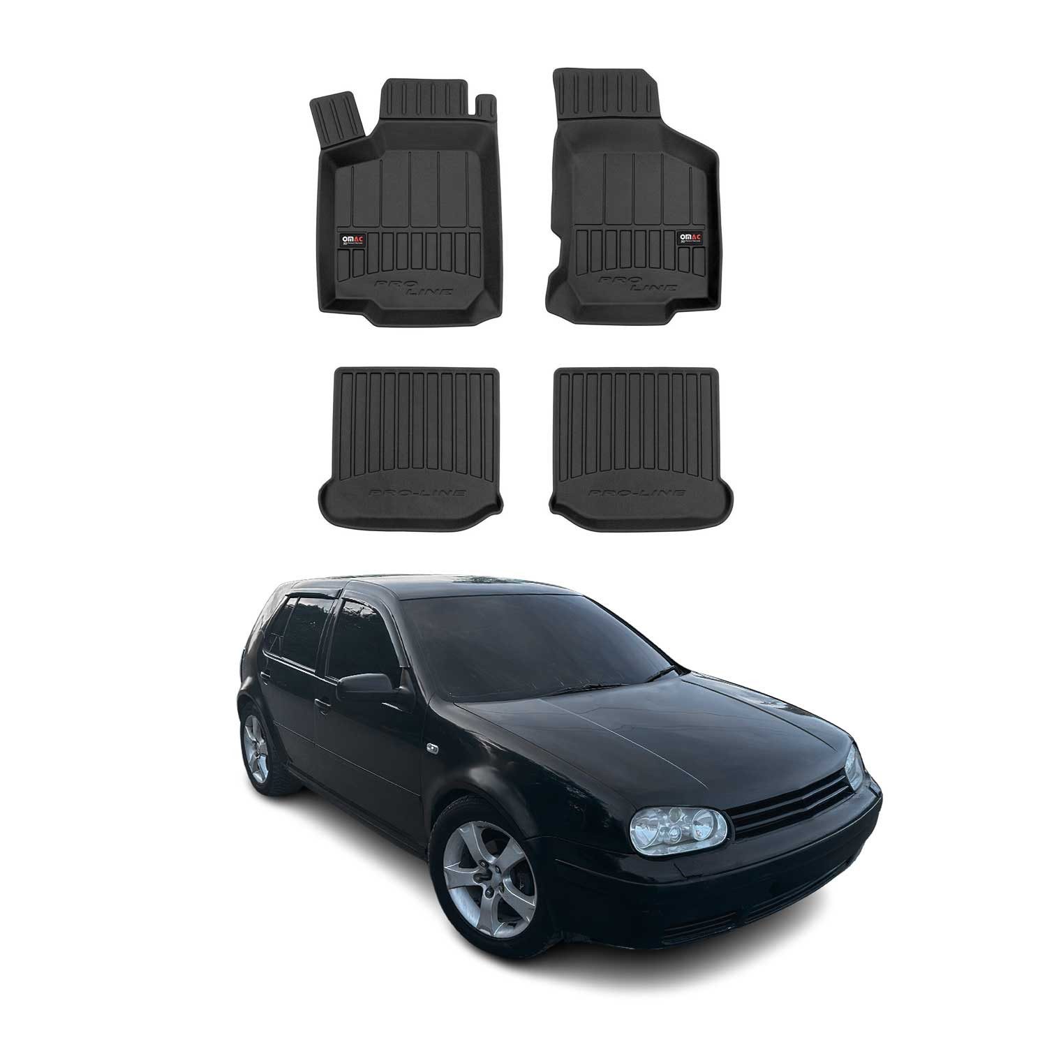 Auto-Fußmatten für VW Golf 4 1997-2006 Passform Premium 3D TPE
