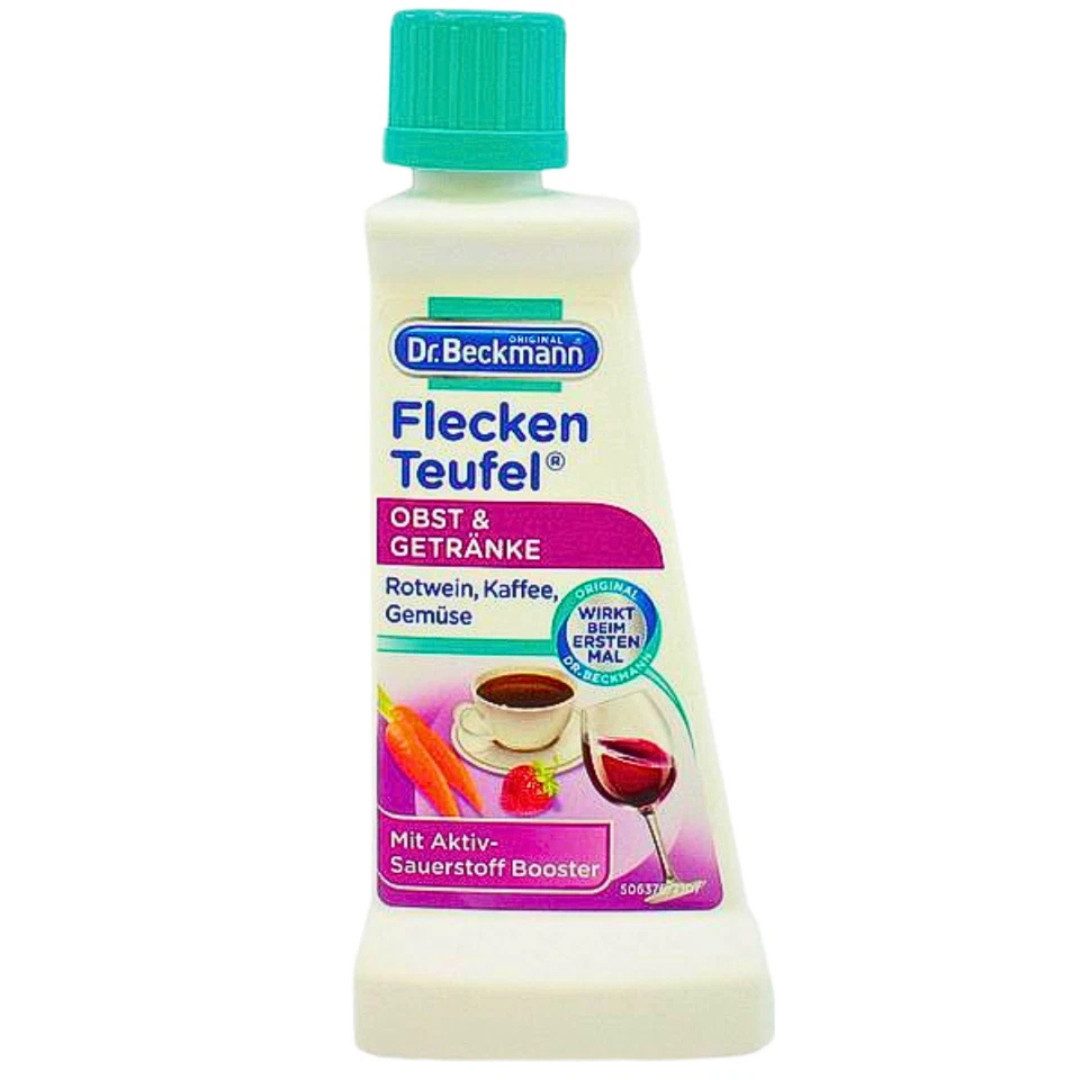 OSMA Werm Dr. Beckmann Fleckenteufel Obst & Getränke Fleckenentferner Fleckentferner (Fleckenentferner, [1-St. 1× 50 g Schnelle Wirkung)