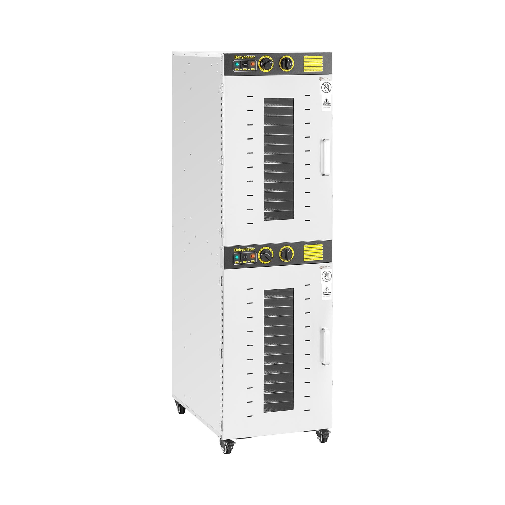 Royal Catering Dörrautomat Dörrgerät Dörrapparat Obsttrockner Dörrer Obst 3.150 W 32 Etagen 3.150 W