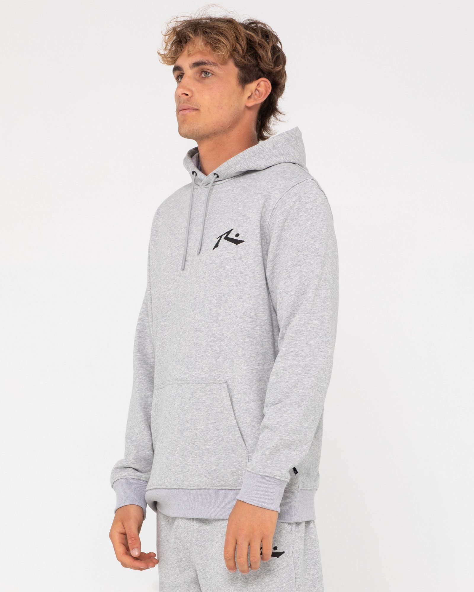 Grey Marle HOODED FLEECE COMPETITION Hoodie Rusty