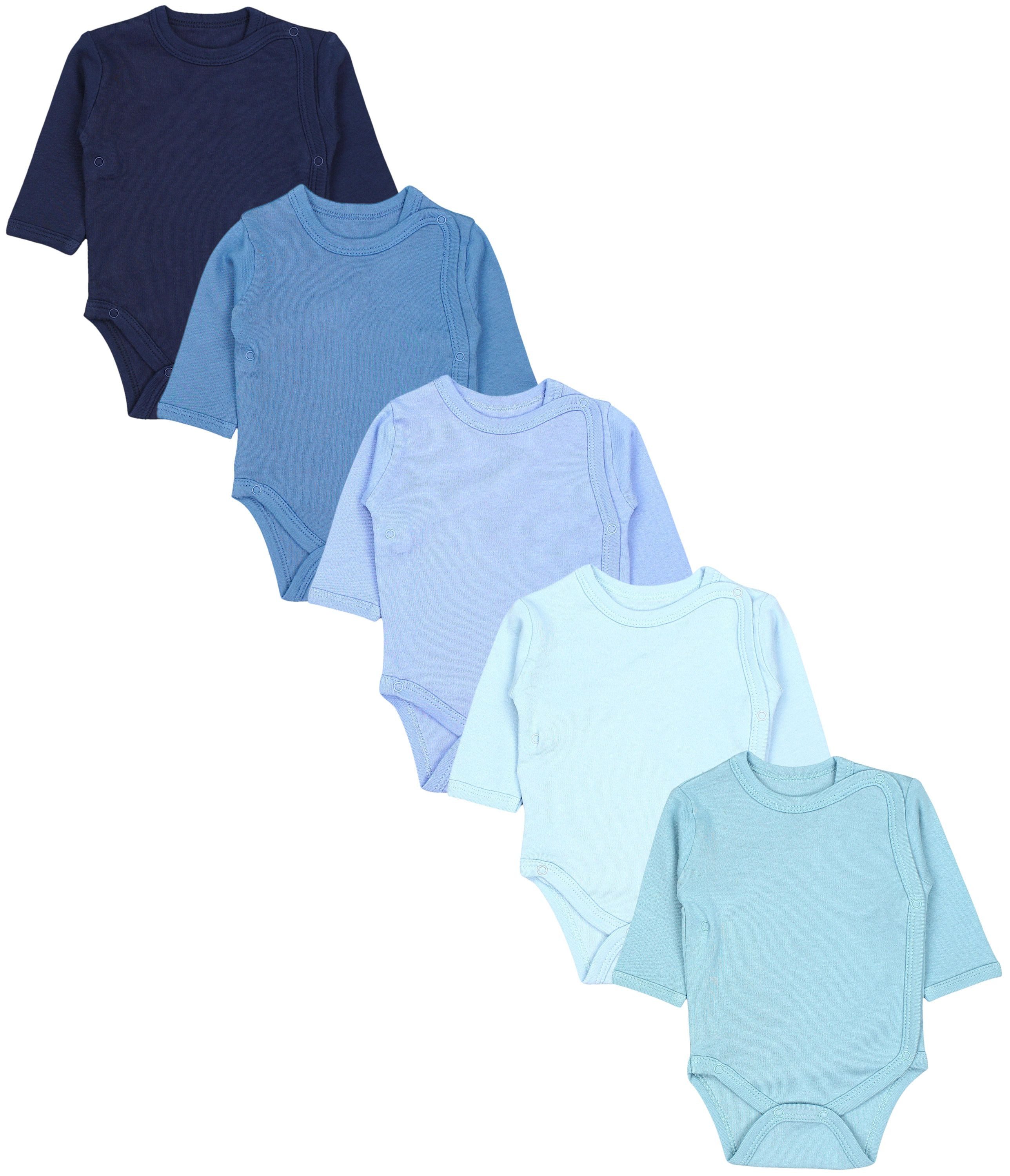 TupTam Langarmwickelbody TupTam Baby Unisex Langarm Wickelbody im 5er Set