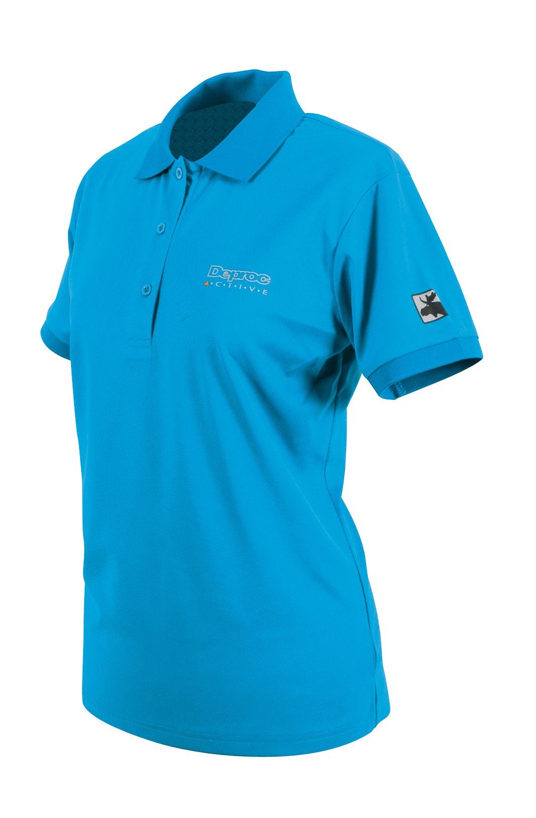 blue auch light in erhältlich CS Active WOMEN HEDLEY Größen Großen V DEPROC Poloshirt NEW