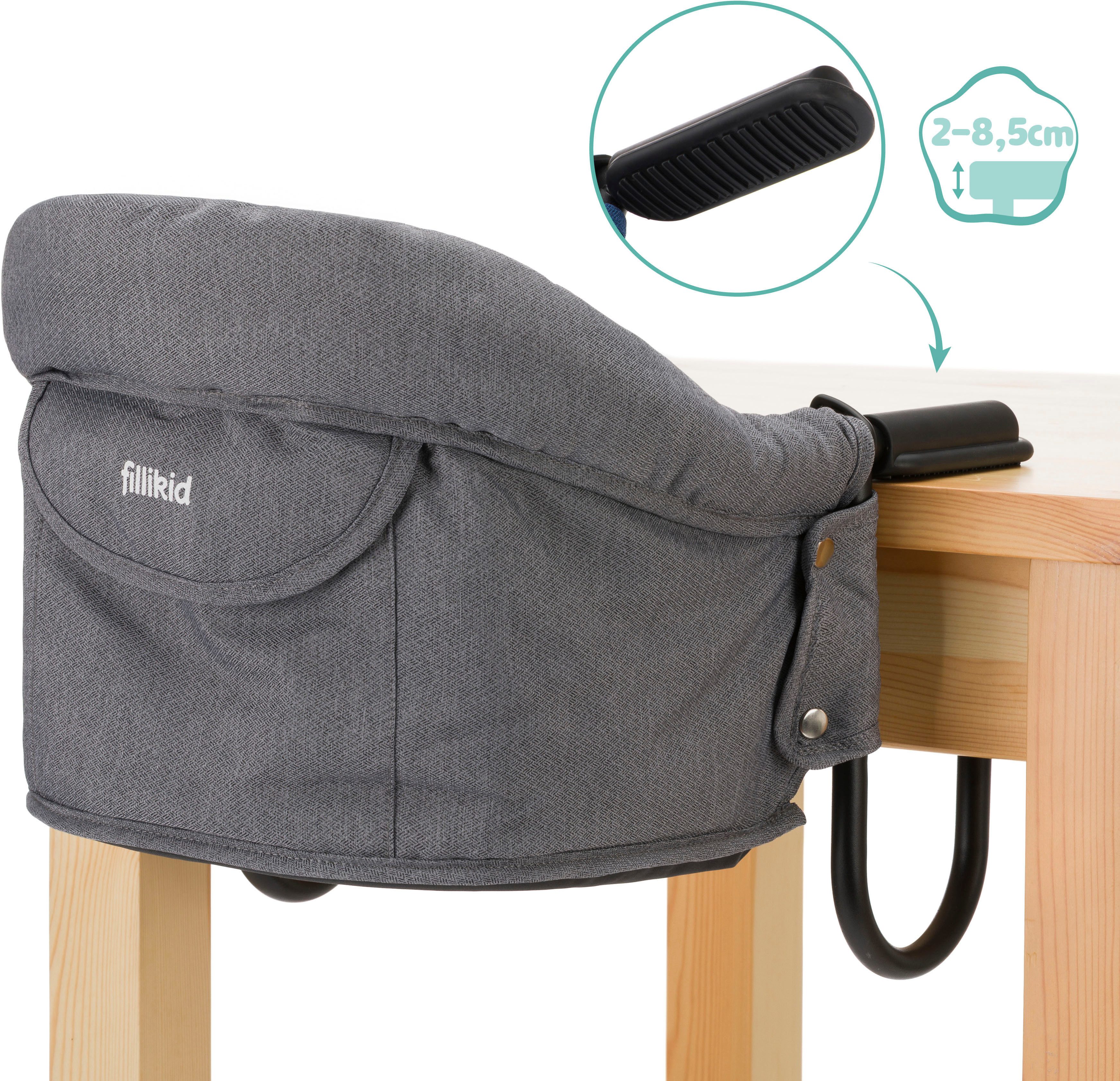 Fillikid Tischsitz Comfort, praktisch zusammenklappbar