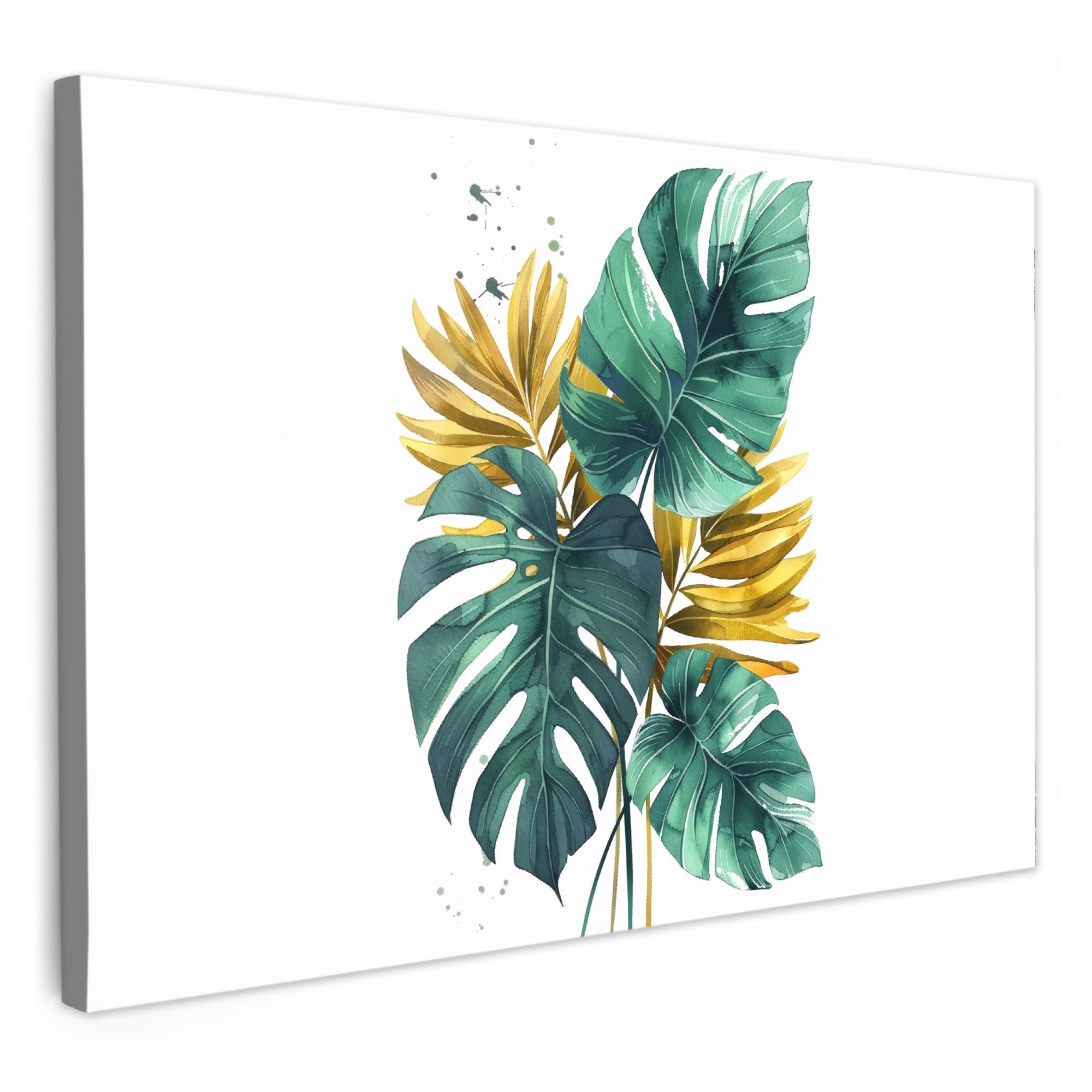 OneMillionCanvasses® Leinwandbild Blätter - Monstera - günstig online kaufen