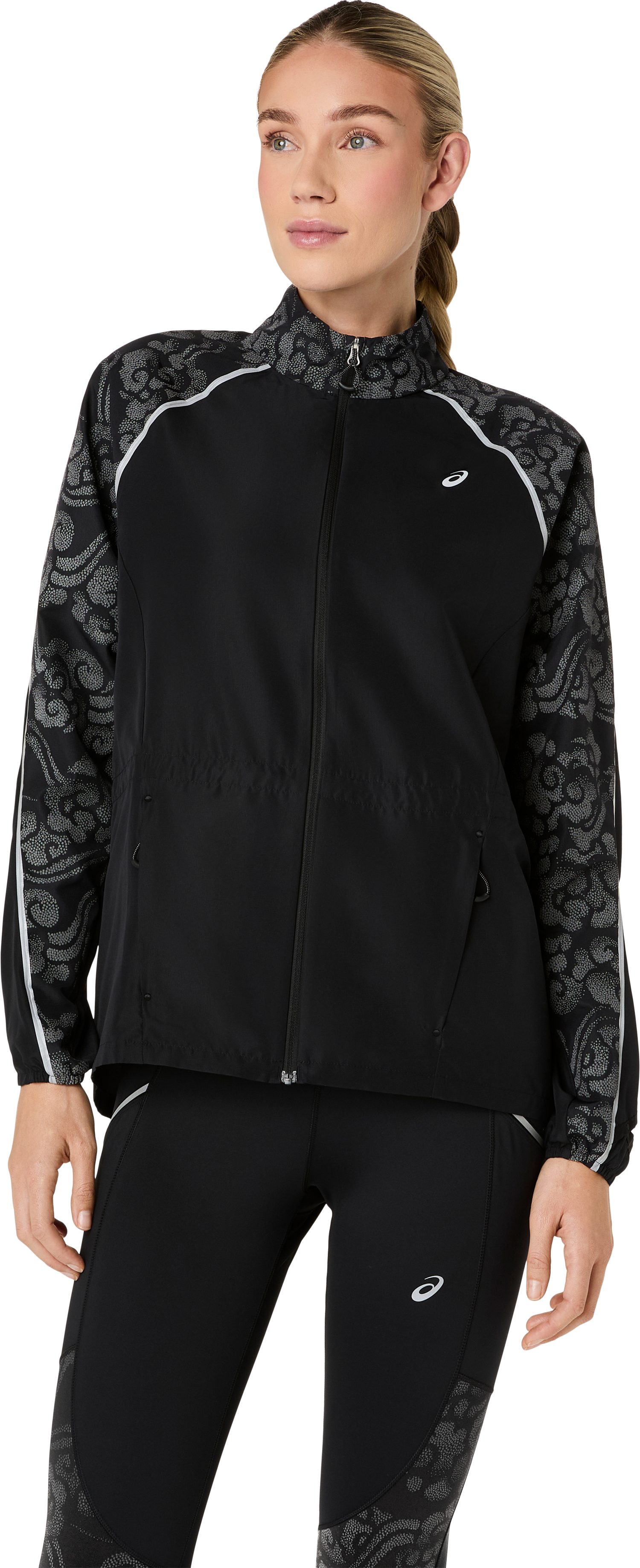 Asics Laufjacke ROAD LITE-SHOW JACKET Atmungsaktiv, Reflektierend, Smartphone-Fach