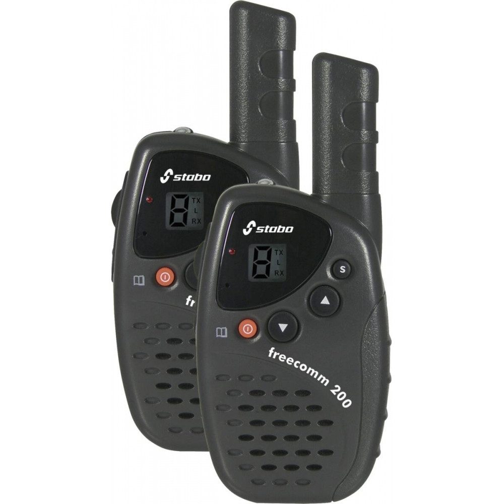 Stabo Funkgerät Stabo freecomm 200 Set Funkgeräte., (Set, 2 Funkgeräte im Set)