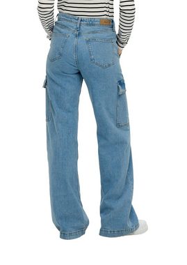 s.Oliver Weite Jeans mit weitem Bein und hohem Bund