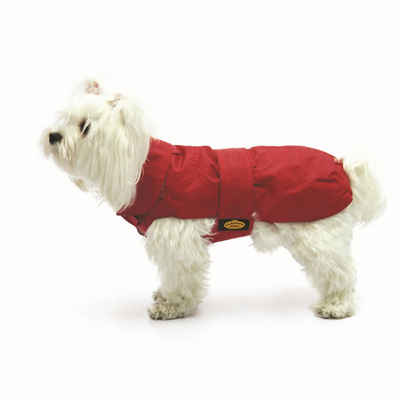 Fashion Dog Hundemantel Hundemantel mit Kunstpelz-Futter - Rot