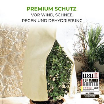 Bio Green Wintervlies Winterschutz für Kübelpflanzen XL H 100 x B 80 cm Ø 51 cm, 70 g/m²; Höhe 100 cm