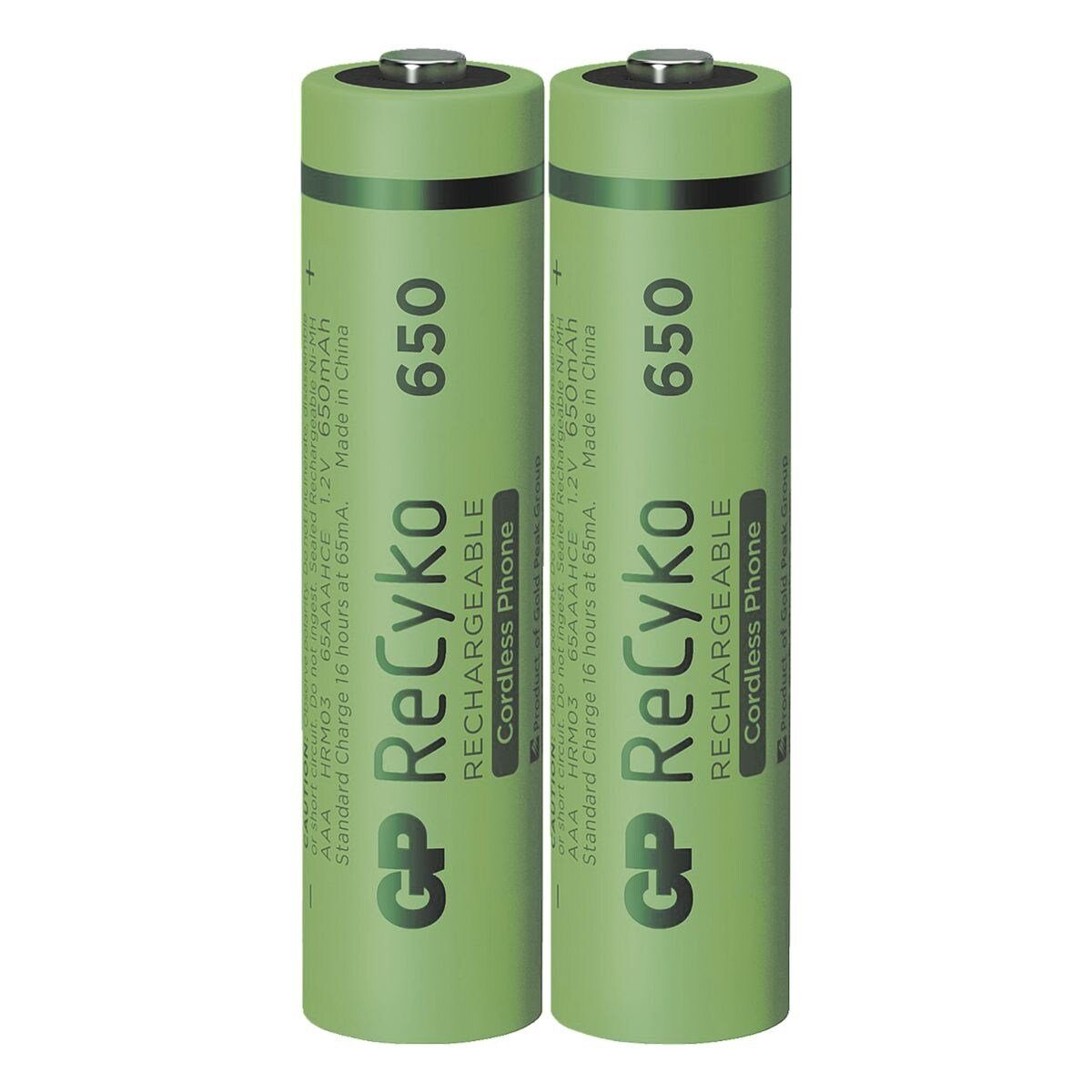 / Akku mAh, AAA 650 V ReCyko mAh 1,2 (2 St), Batteries GP Micro / 650
