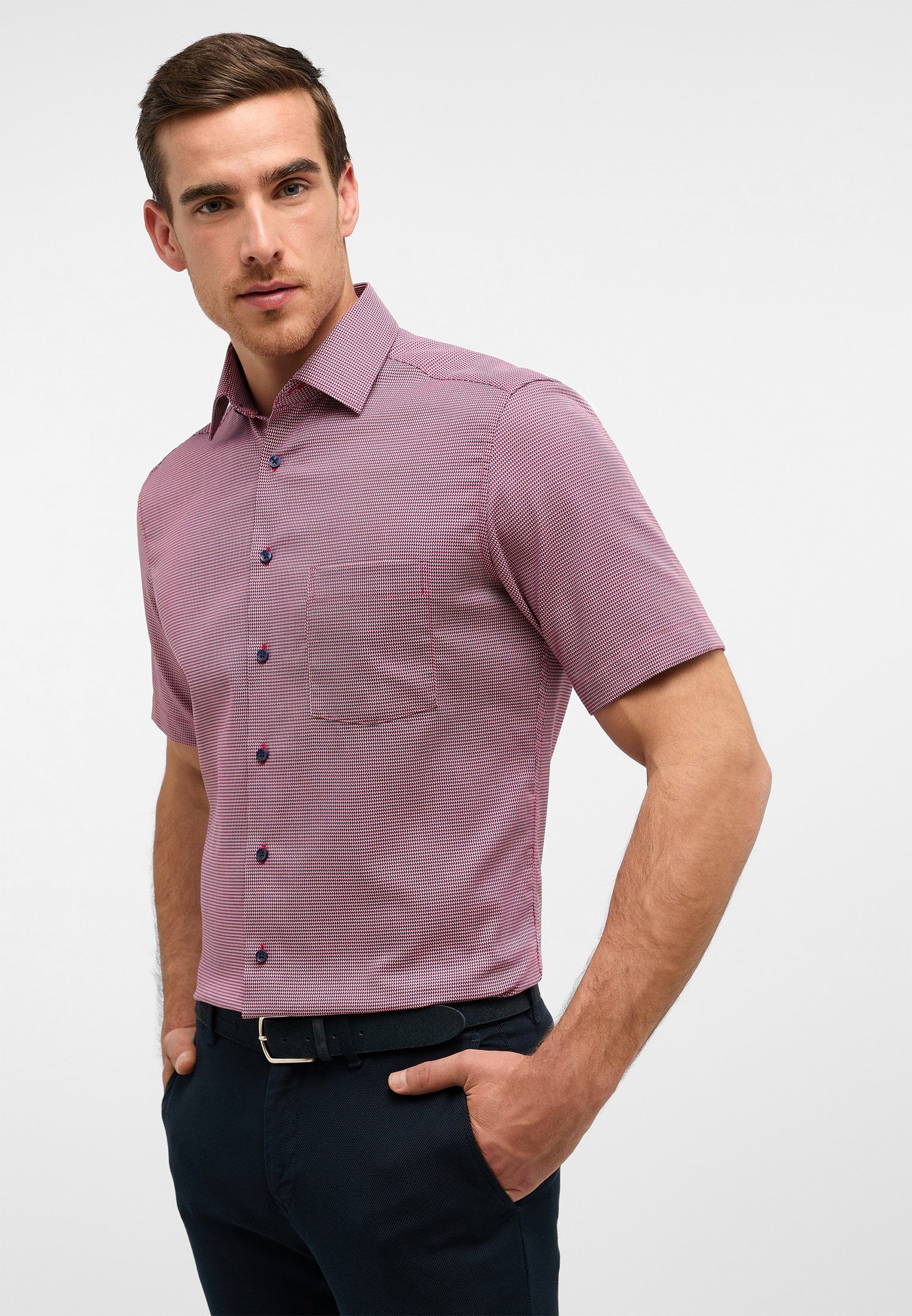 Eterna Kurzarmhemd MODERN FIT günstig online kaufen