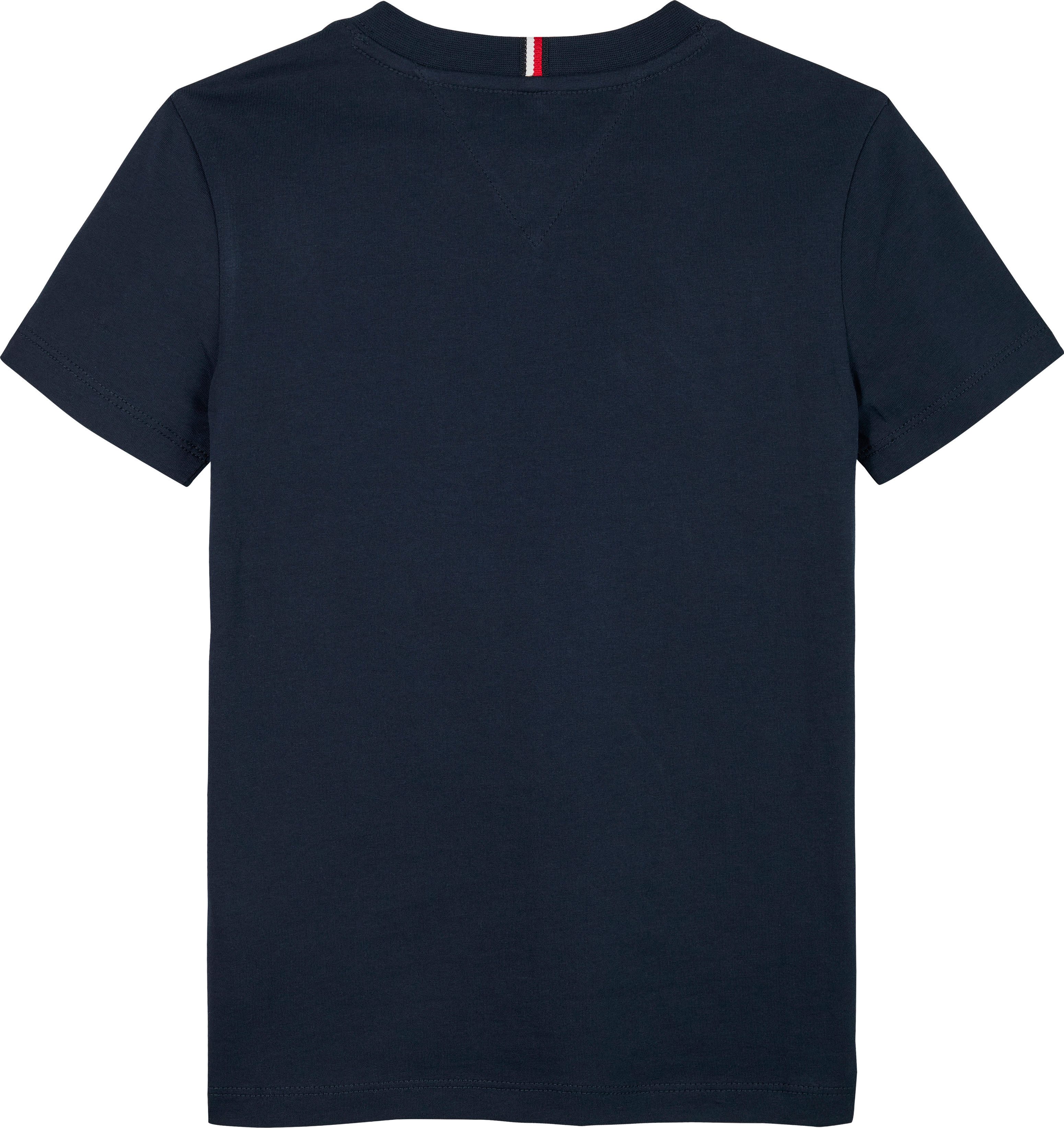 Tommy Hilfiger T-Shirt TOMMY SCRIPT FLAG PRINT TEE SS für Kinder bis 16 Jahre, mit Logo-Print – Bild 4 von 5