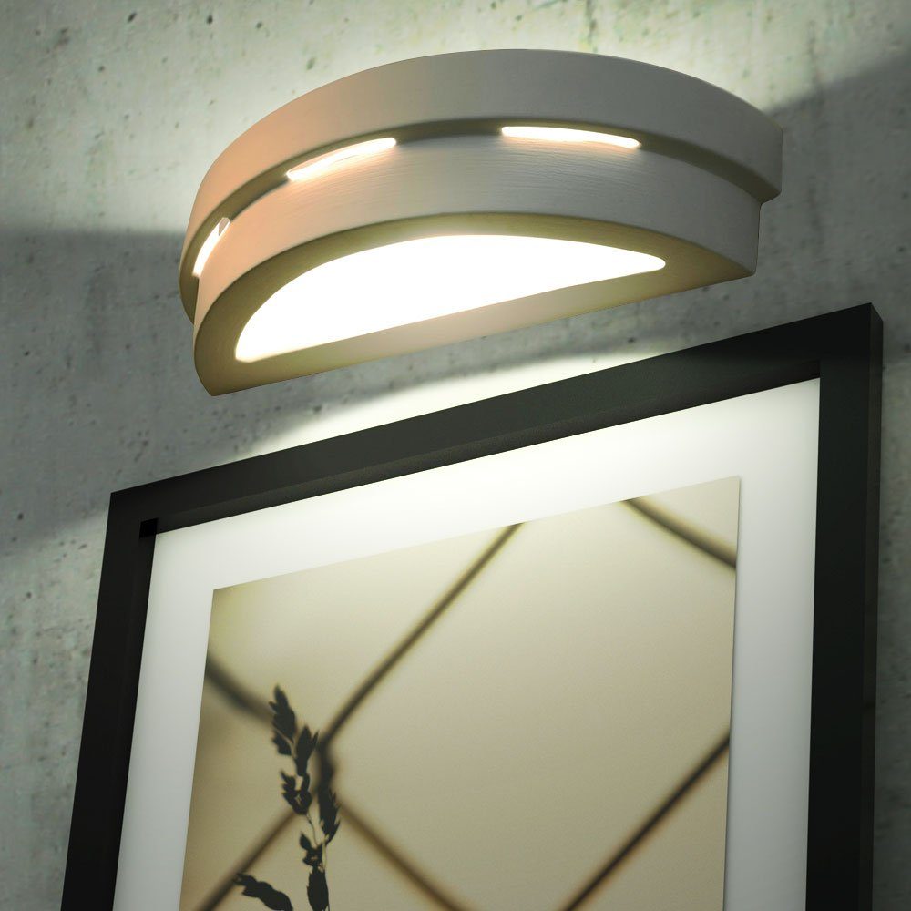 etc-shop Wandleuchte, Wandleuchte modern Wandlampe Lampe nicht weiß Leuchtmittel indirektes Innen inklusive