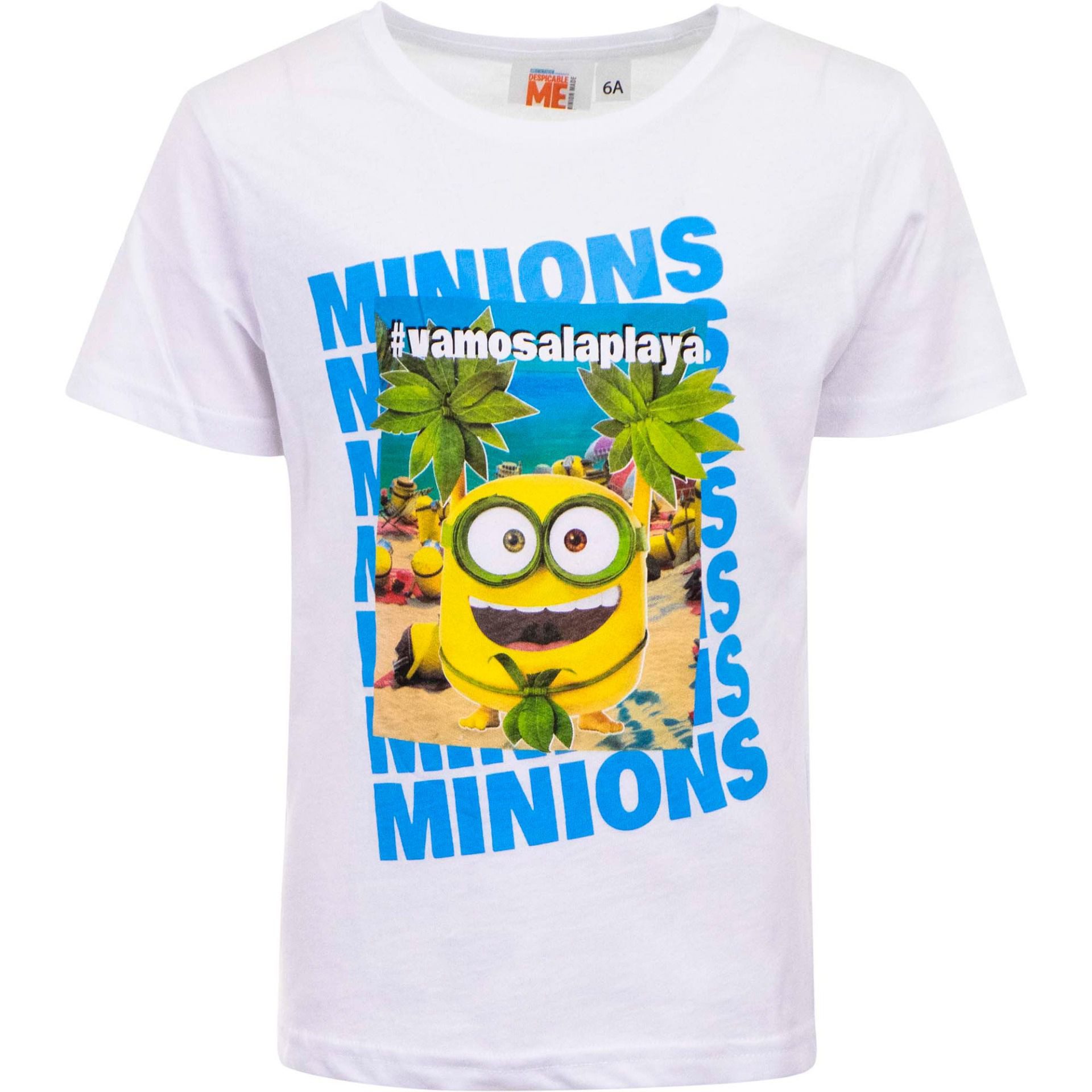 Minions Print-Shirt Kinder T-Shirt 100 % Baumwolle mit ikonischem Print