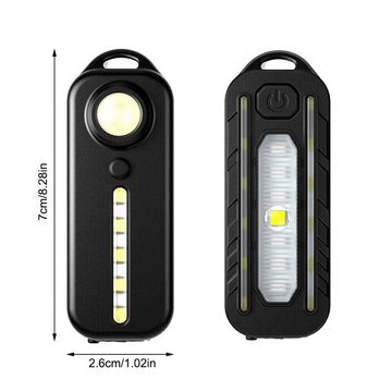 yozhiqu LED Taschenlampe Multifunktions-Schultergurtleuchte, LED-Sicherheitswarnleuchte (2-St), Mehrere Beleuchtungsmodi,stoßfest und kratzfest,vielseitig einsetzbar