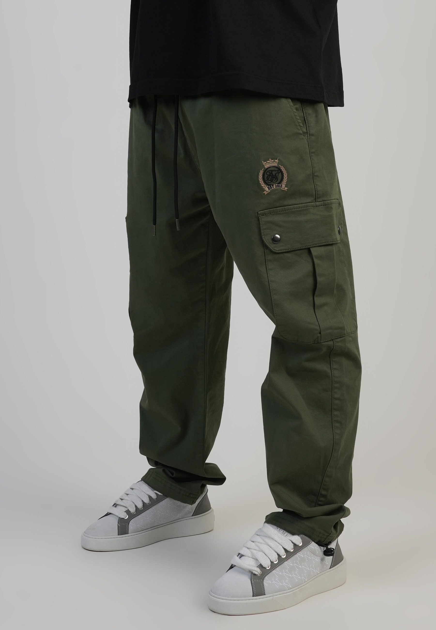 Siksilk Cargohose SikSilk Herren Loose Fit Cargohosen günstig online kaufen