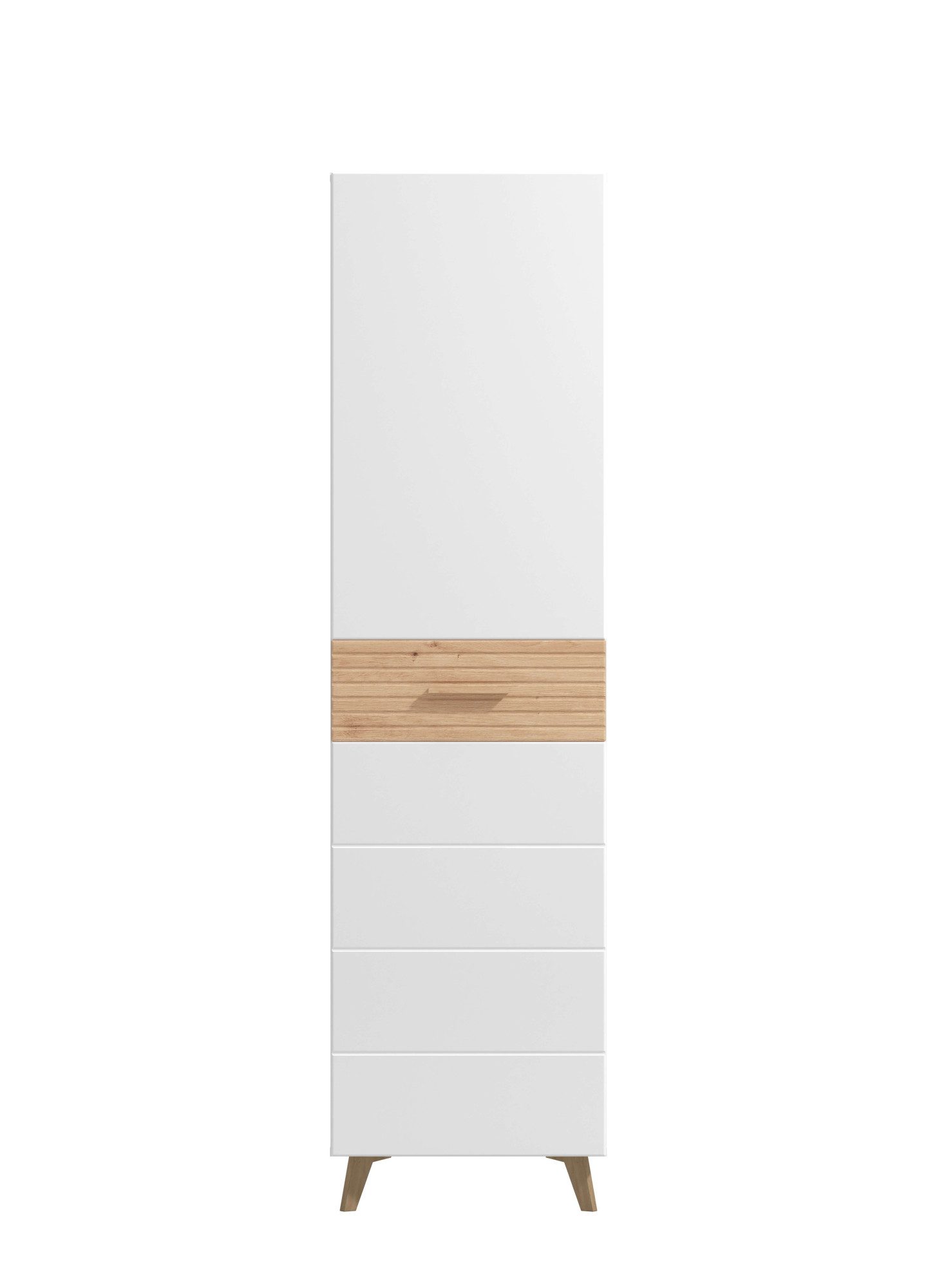 Home affaire Garderoben-Set Sein Kompaktgarderobe, Flurgarderobe, Dielenschrank, Hochglanzfronten, (Komplett-Set, 5-St), Gardreobenschrank, Schuhschrank, Sitzba – Bild 5 von 5
