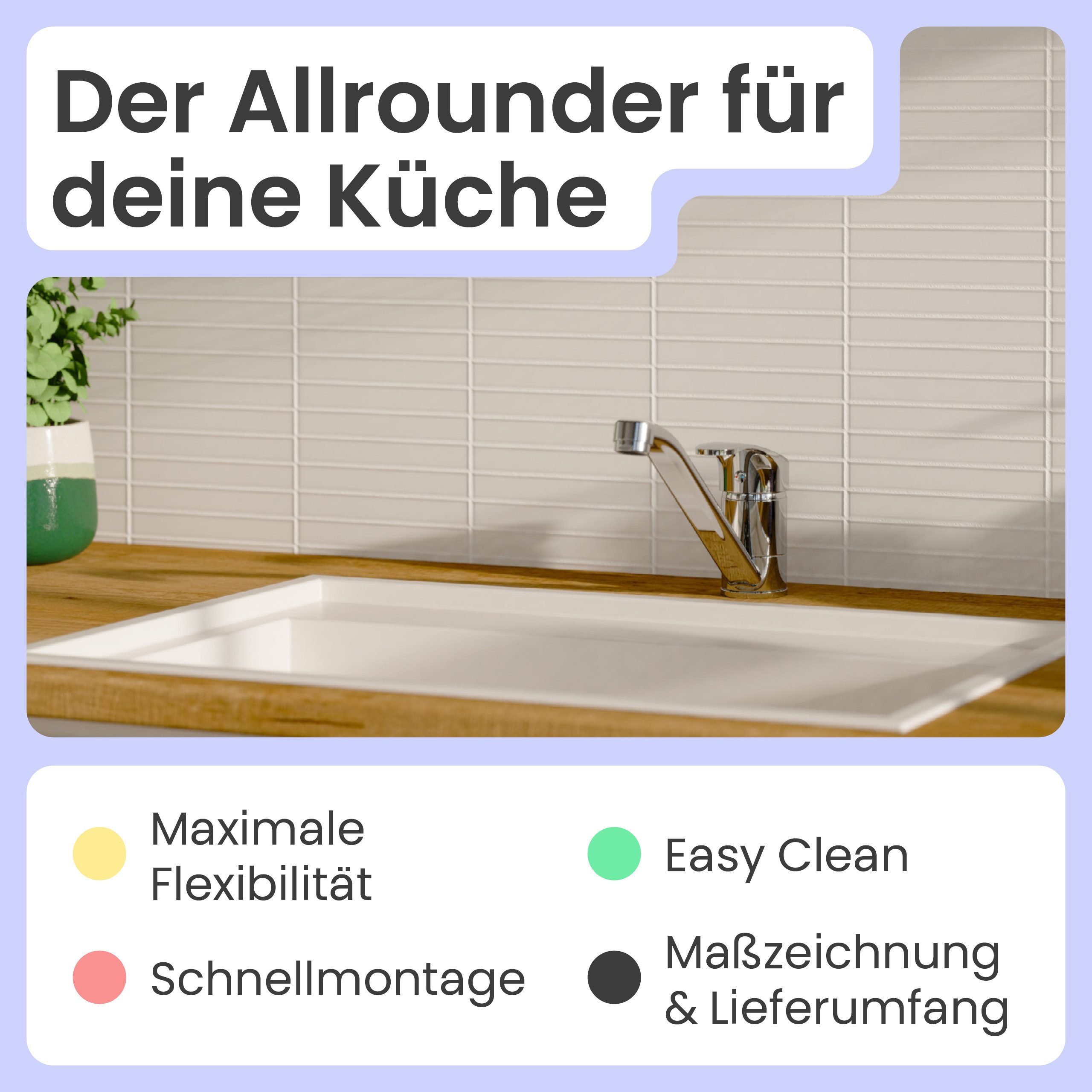 instmaier Spültischarmatur Vera Wasserhahn für Küche, Einhebelmischer Chrom günstig online kaufen