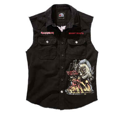 Brandit Funktionsweste Brandit Herren Weste Iron Maiden Vintage Shirt NOTB