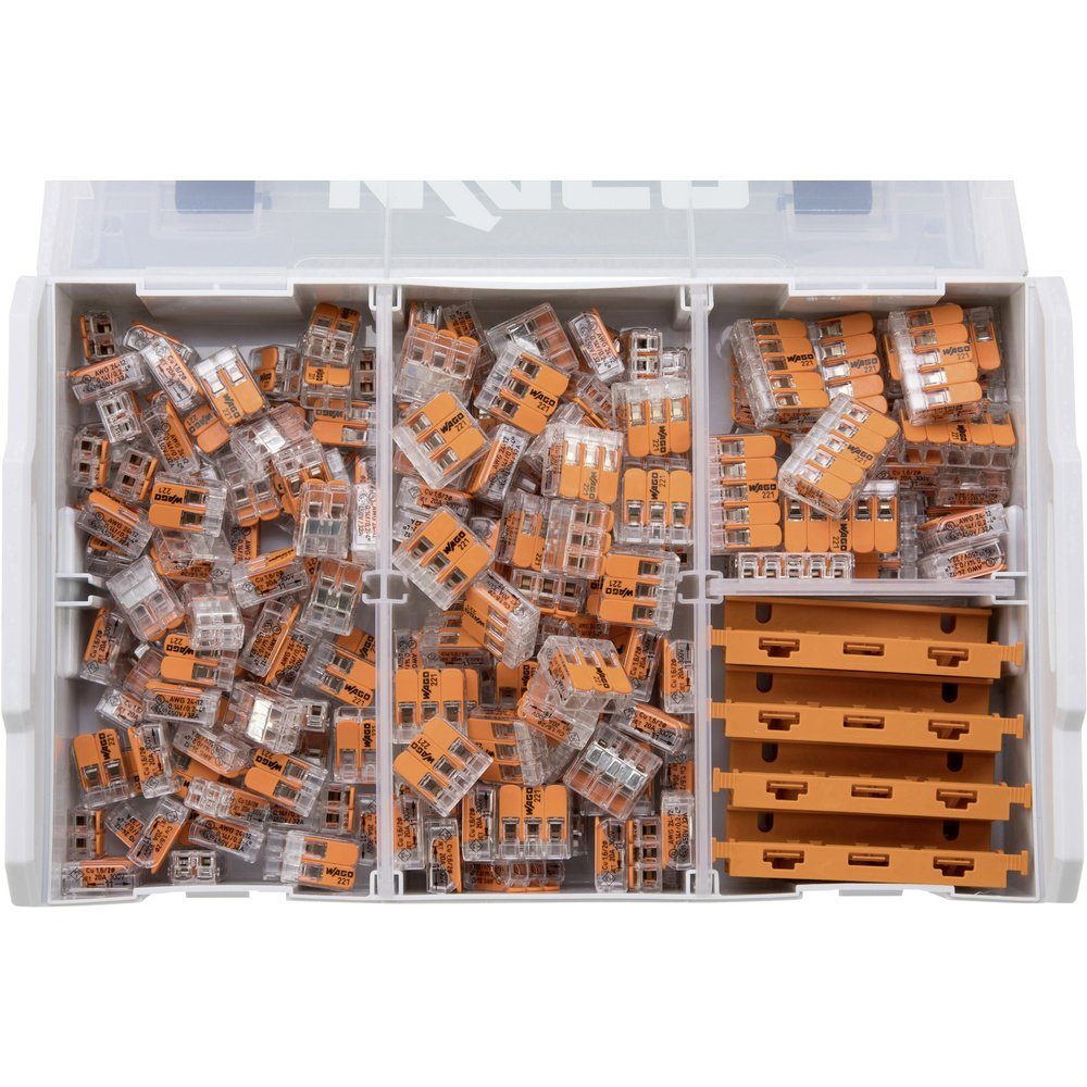 WAGO Verbindungsklemme WAGO 887-952 Verbindungsklemmen-Sortiment flexibel: 0.14-4 mm² starr: