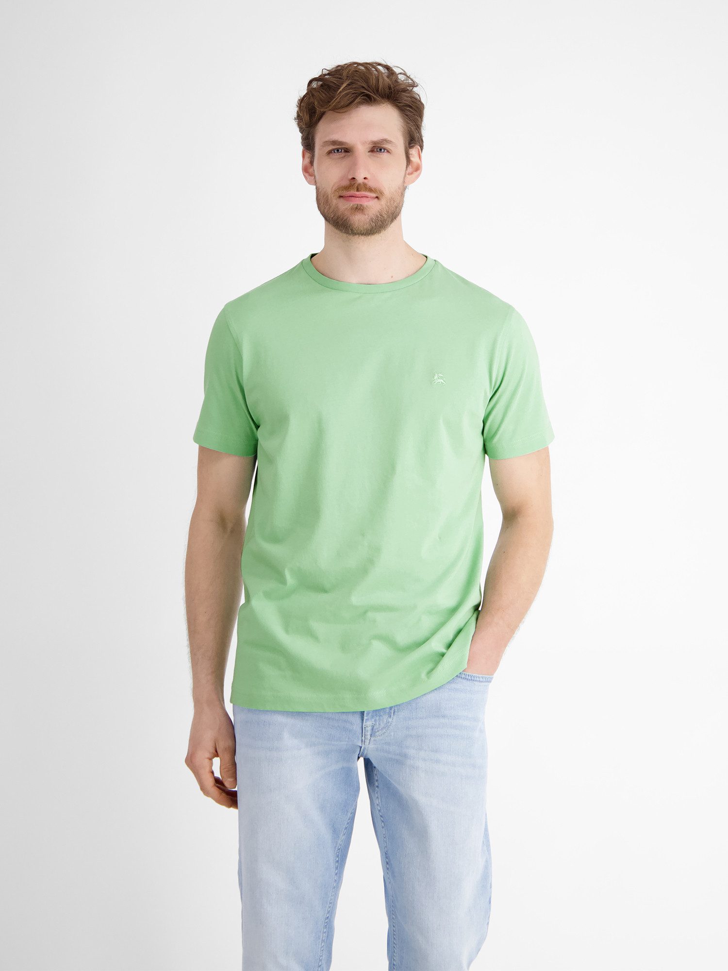 LERROS T-Shirt LERROS Basic T-Shirt mit günstig online kaufen