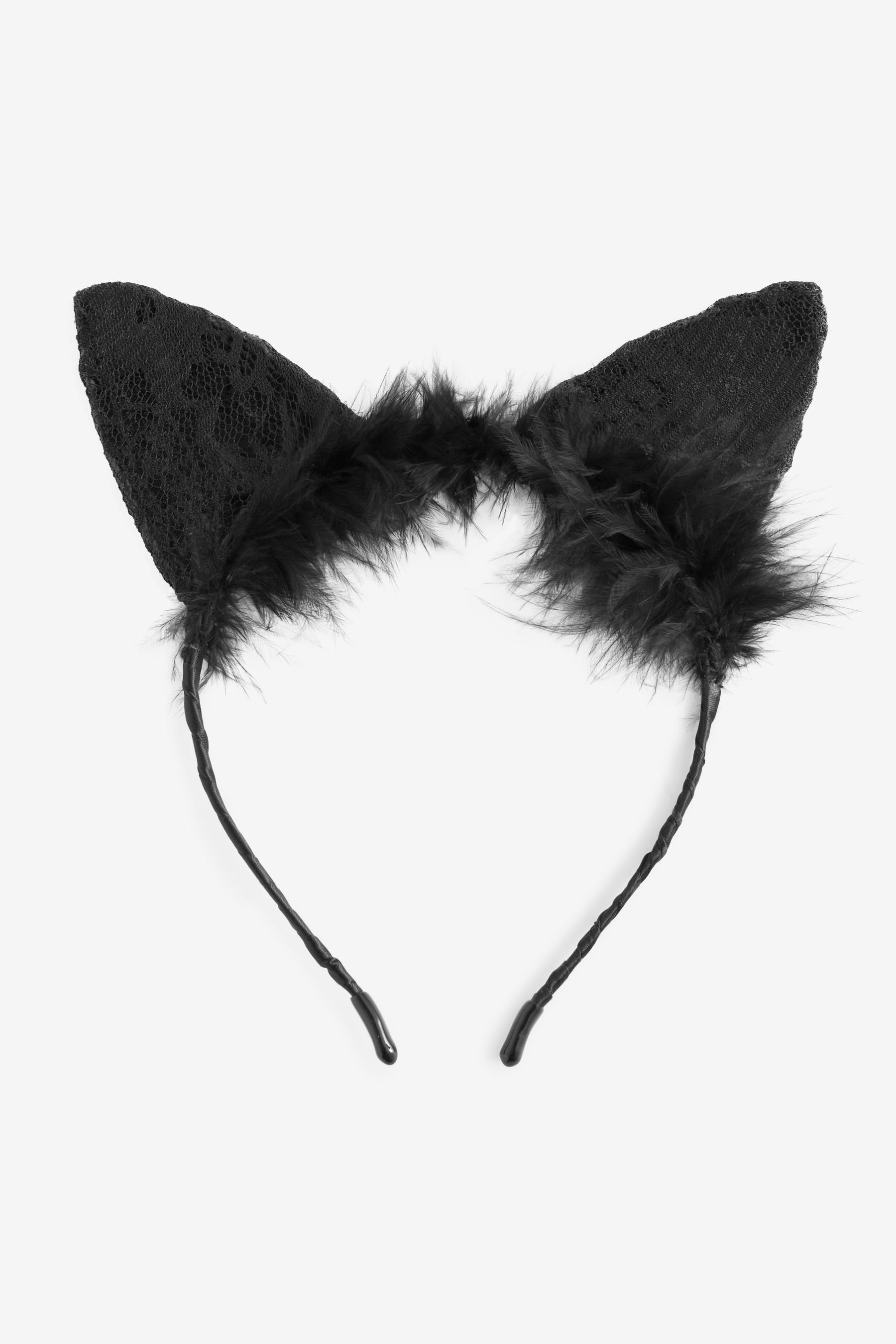 Next Haarreif Halloween Stirnband mit Federn und Häschenohren