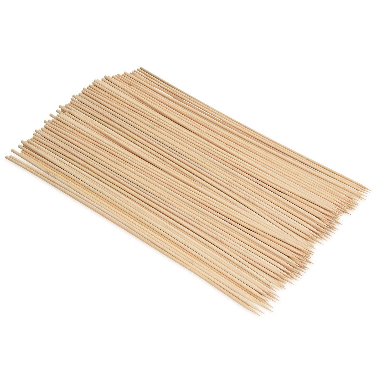 Grillspieß 100x Bambus Grillspieße - 400x4mm - extra lang für Grillen und mehr