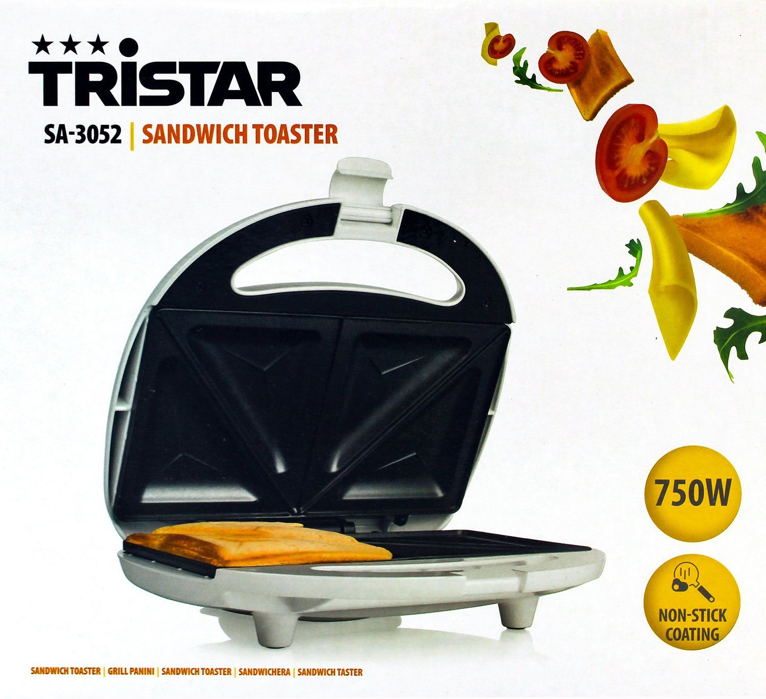 Tristar Sandwichmaker Tristar SA-3052 Sandwich-Maker