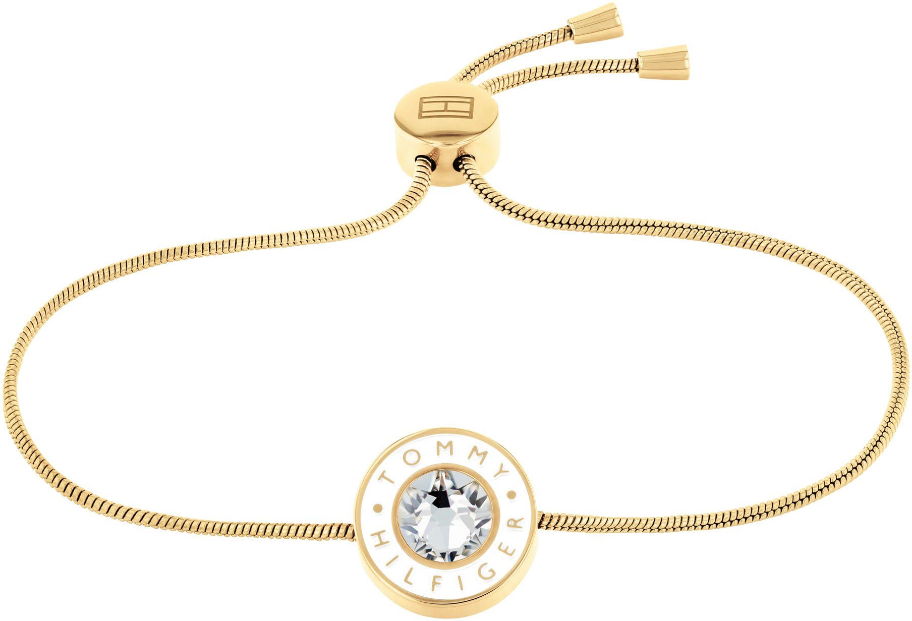 Tommy Hilfiger Armkette LAYERED ENAMEL, 2780805, 2780806, mit Glasstein und Emaille