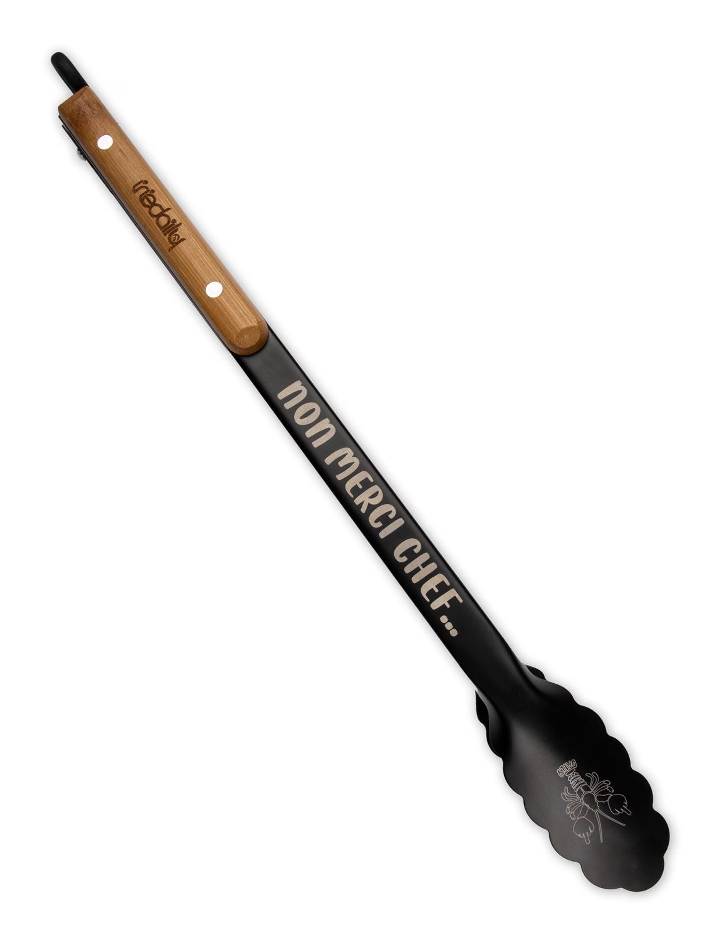 iriedaily Grillzange Non Merci Grill Tongs - Outdoor- und Grillzubehör, Länge: 40 cm
