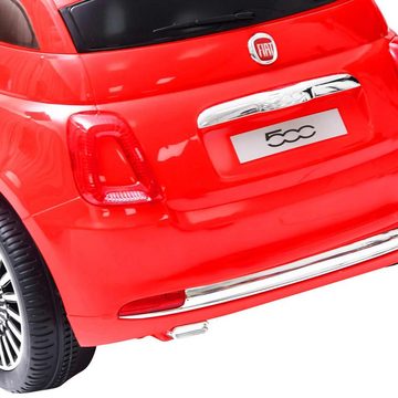 DOTMALL Spielfahrzeug-Erweiterung Kinder-Elektroauto Fiat 500 Weiß