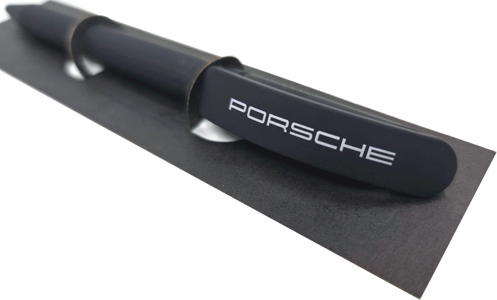 Porsche Kugelschreiber Matt schwarzer Porsche Kugelschreiber Kuli soft touch orig. Motorsport