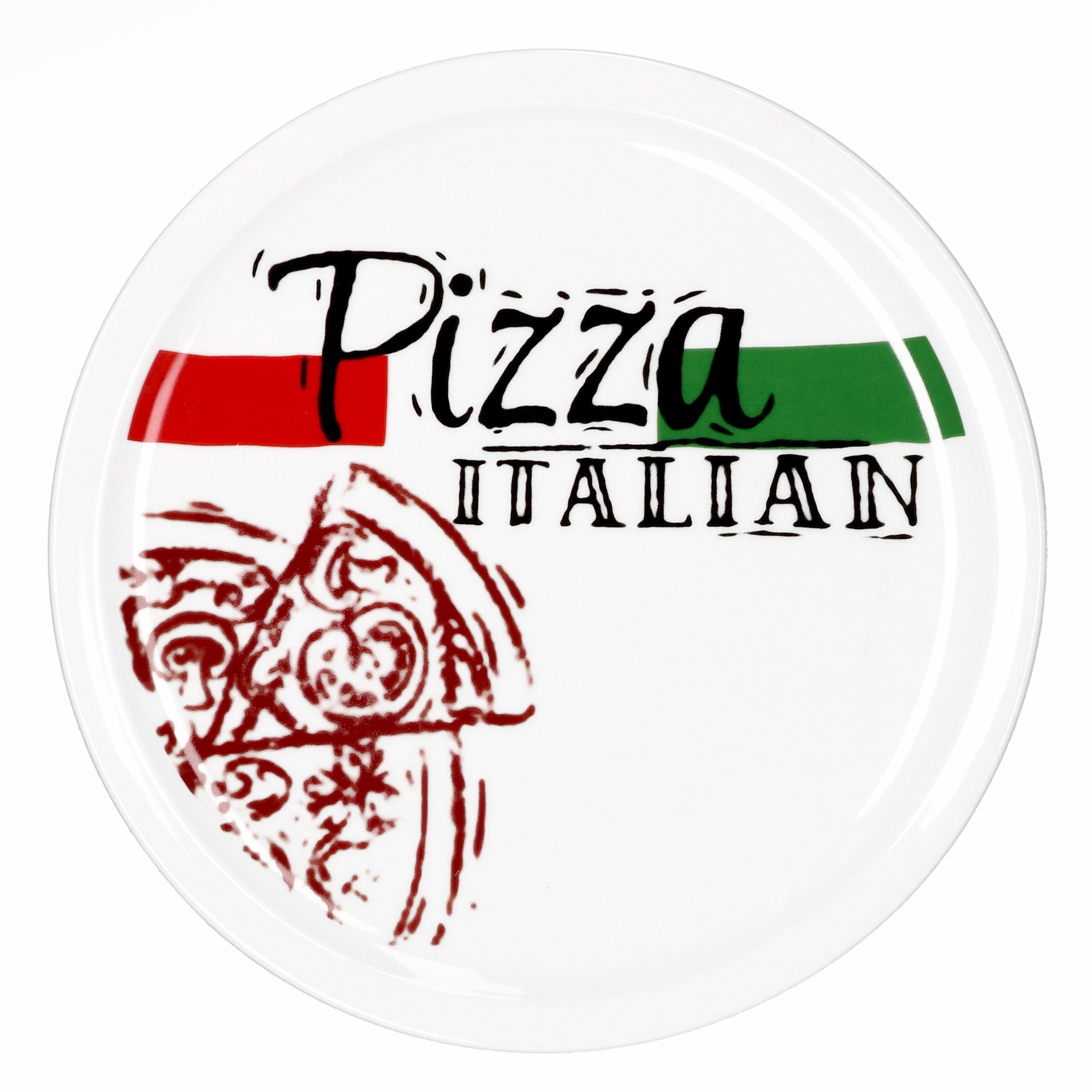 6er Pizzateller Pizzateller Pizza Set Italian 28cm MamboCat