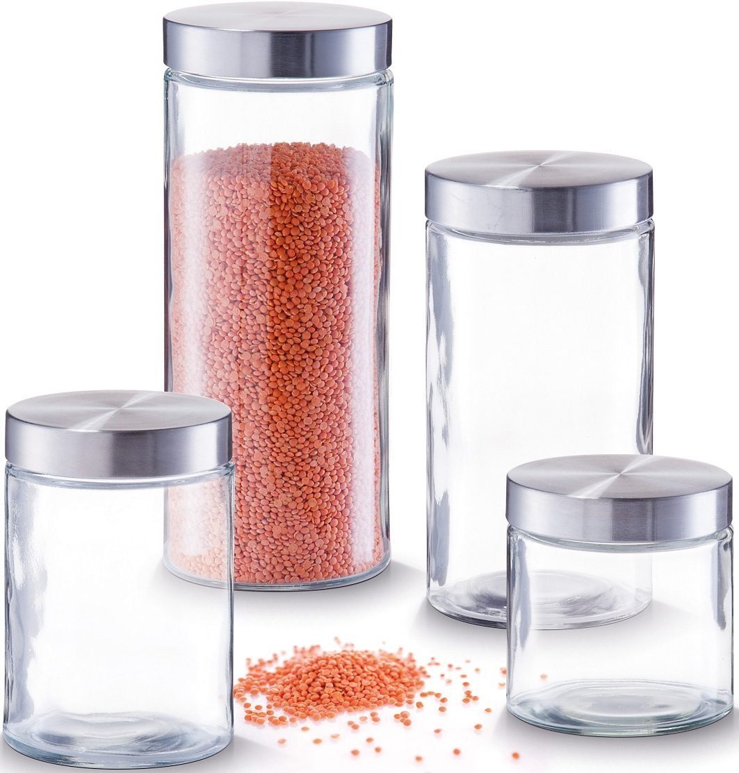 Zeller Present Vorratsglas, Glas, (1-tlg), zeitloses Design