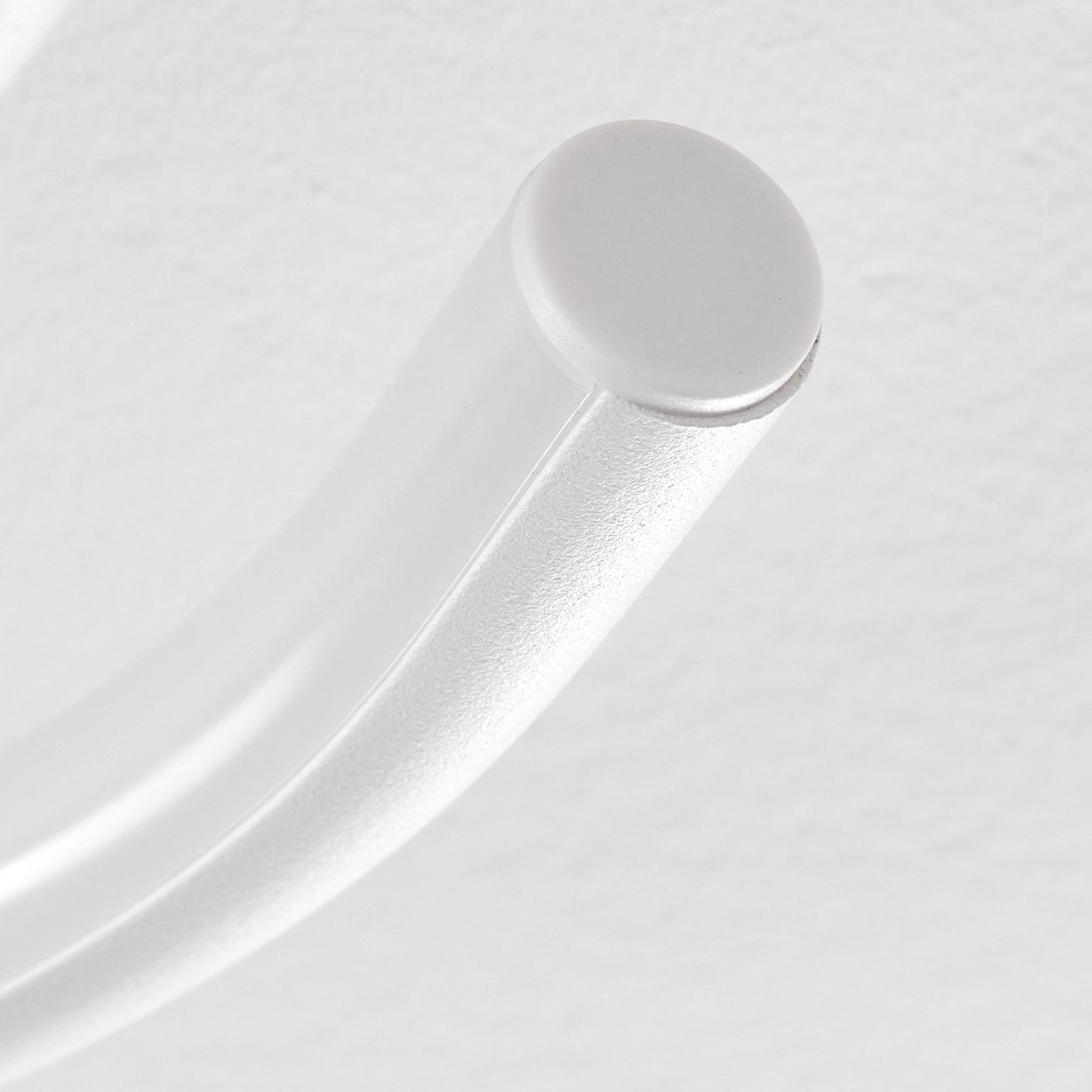 Kelvin dimmbare in 6000 aus Weiß, hofstein »Resinego« Kunststoff Deckenleuchte Deckenlampe