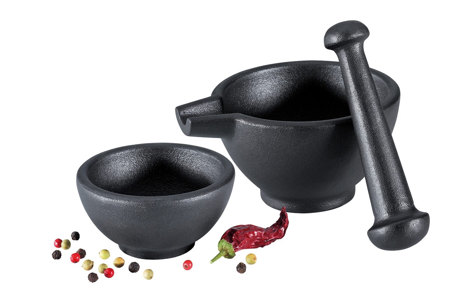 ZASSENHAUS Mörser Mörser-Set 3tlg. Ø 8,5/10 cm