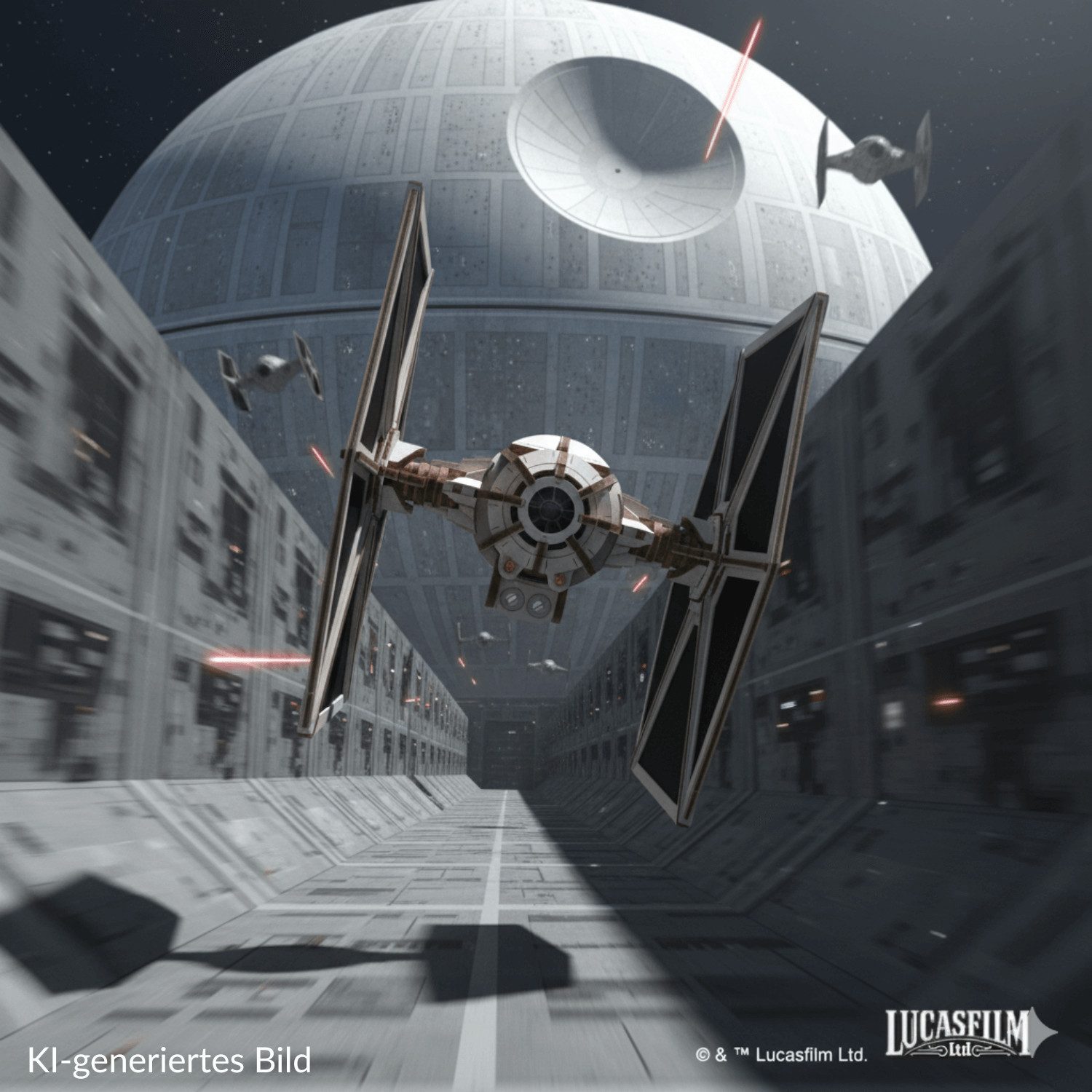 UGEARS Modellbausatz Ugears Star Wars - TIE Fighter Mechanisches Holzpuzzle, (400-tlg)