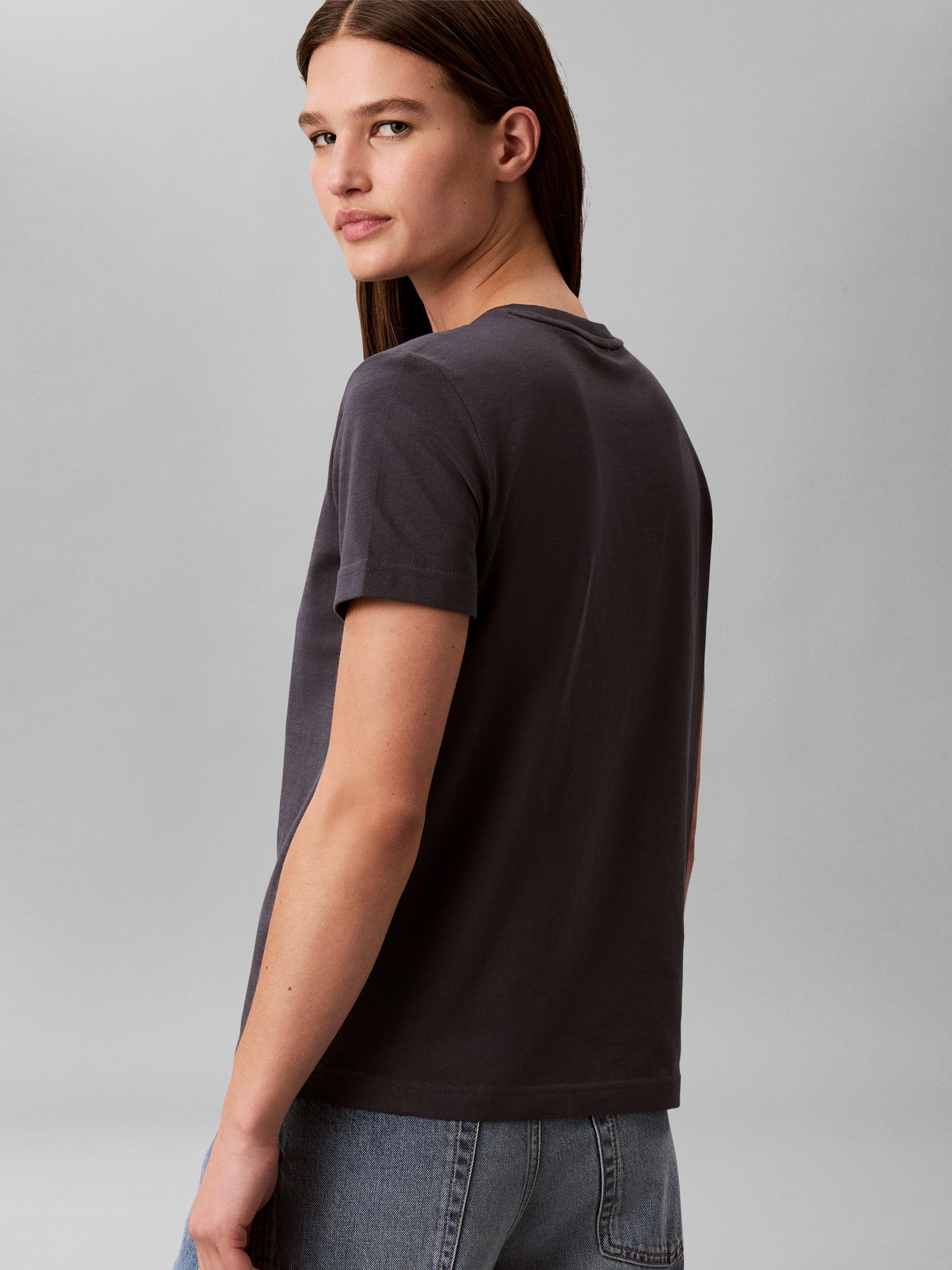 Calvin Klein Jeans T-Shirt SS MONOGRAM CREW TEE Mit Rundhalsausschnitt