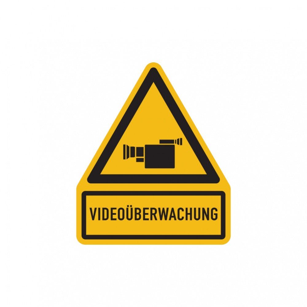 König Werbeanlagen Hinweisschild Warnschild, Videoüberwachung