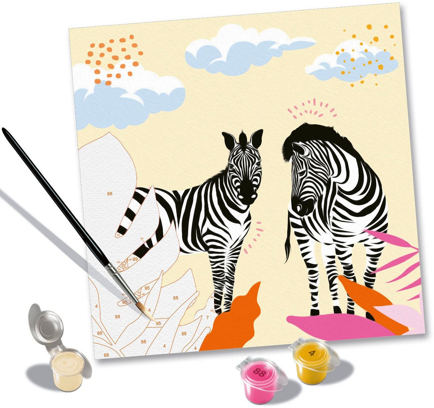 Thumbnail - Ravensburger Malen nach Zahlen CreArt, Zebra, Made in Europe