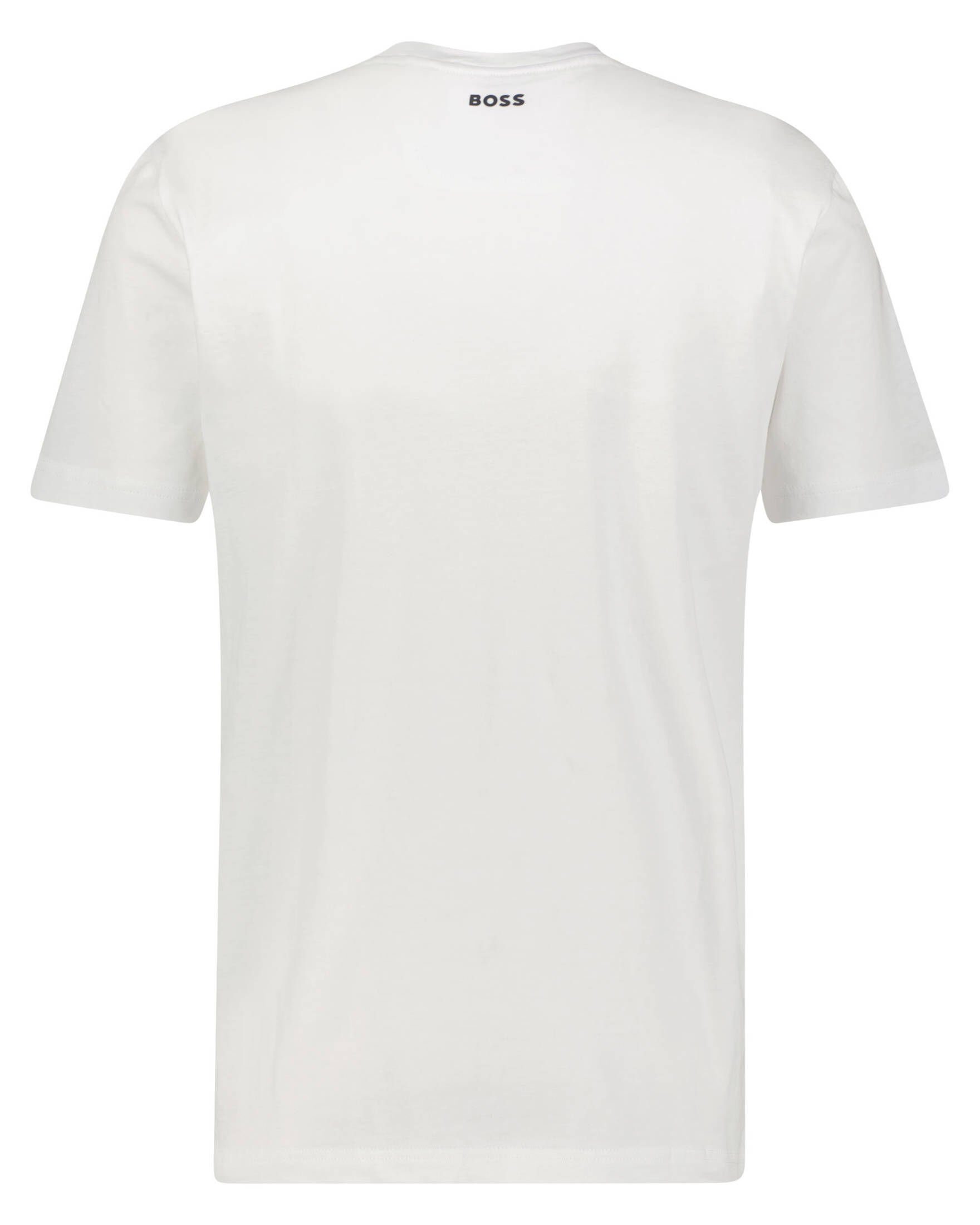 weiss Herren (10) BOSS T-Shirt T-Shirt (1-tlg)