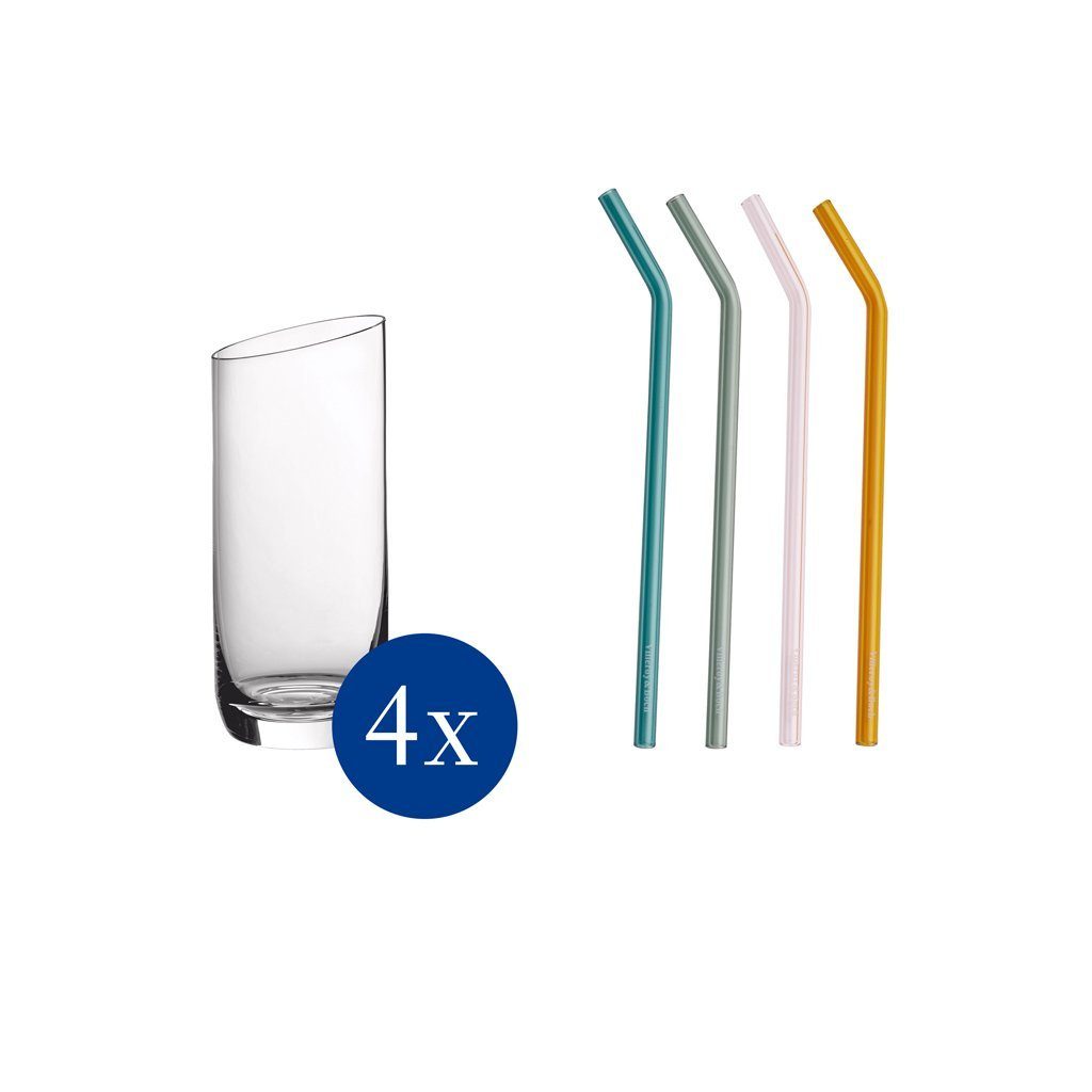 Villeroy & Boch Gläser-Set NewMoon Cocktail-Set, 8 tlg, Glas