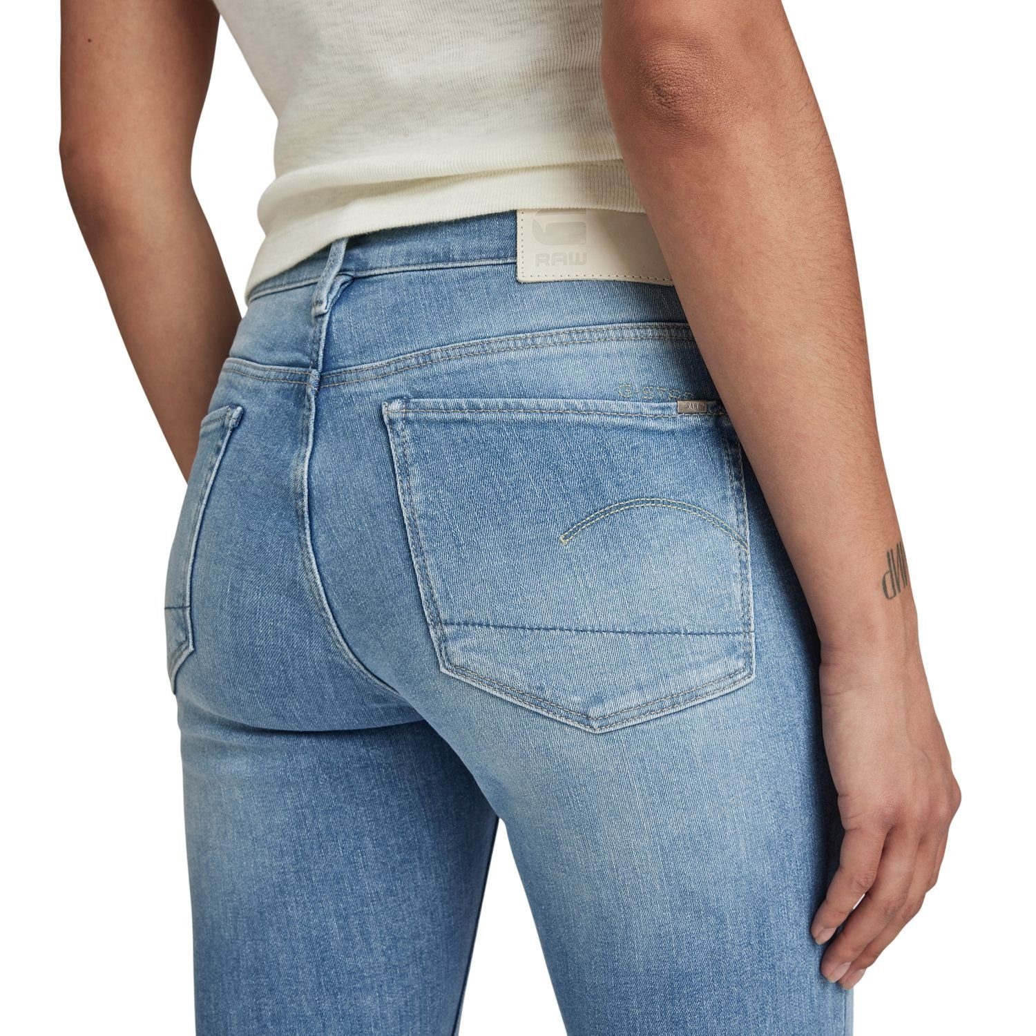Skinny-fit-Jeans High Stretch RAW Skinny mit Jeanshose 3301 G-Star